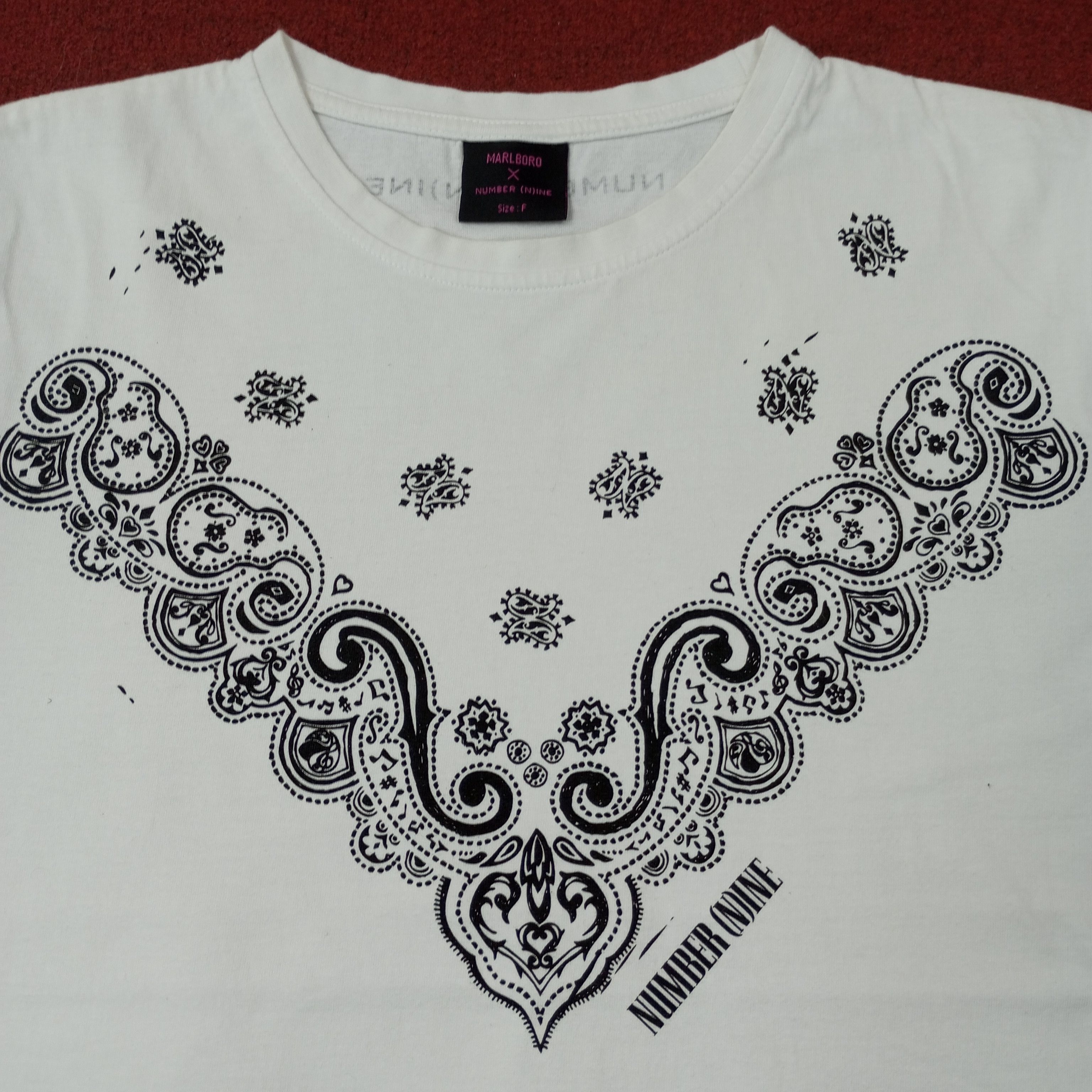 Number (N)ine Marlboro X Number Nine Japanese Brand Tshirt c223n43 Size US L / EU 52-54 / 3 - 2 Thumbnail