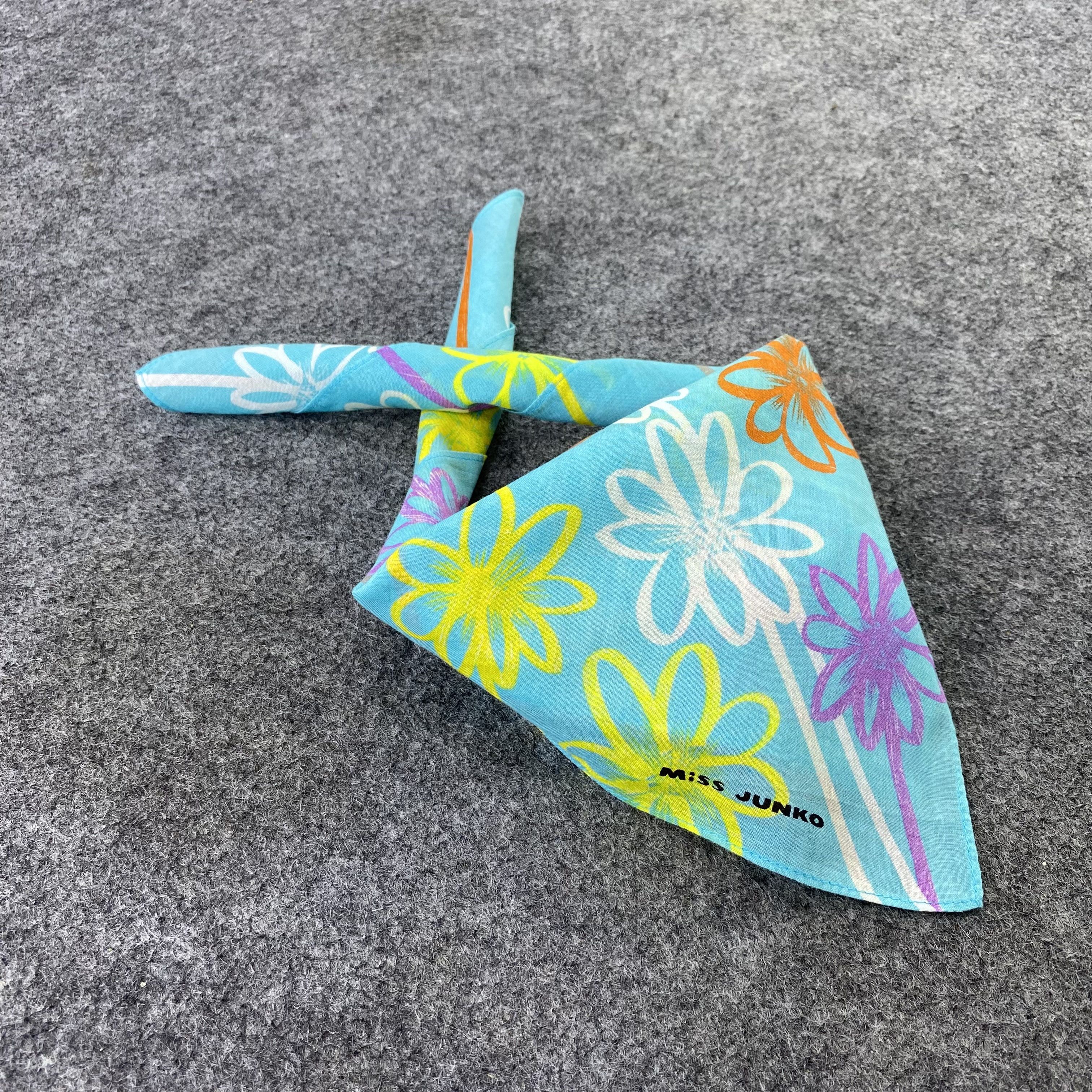 Japanese Brand M:ss. Junko Handkerchief / Bandana / Neckerchief -B854 Size ONE SIZE - 1 Thumbnail