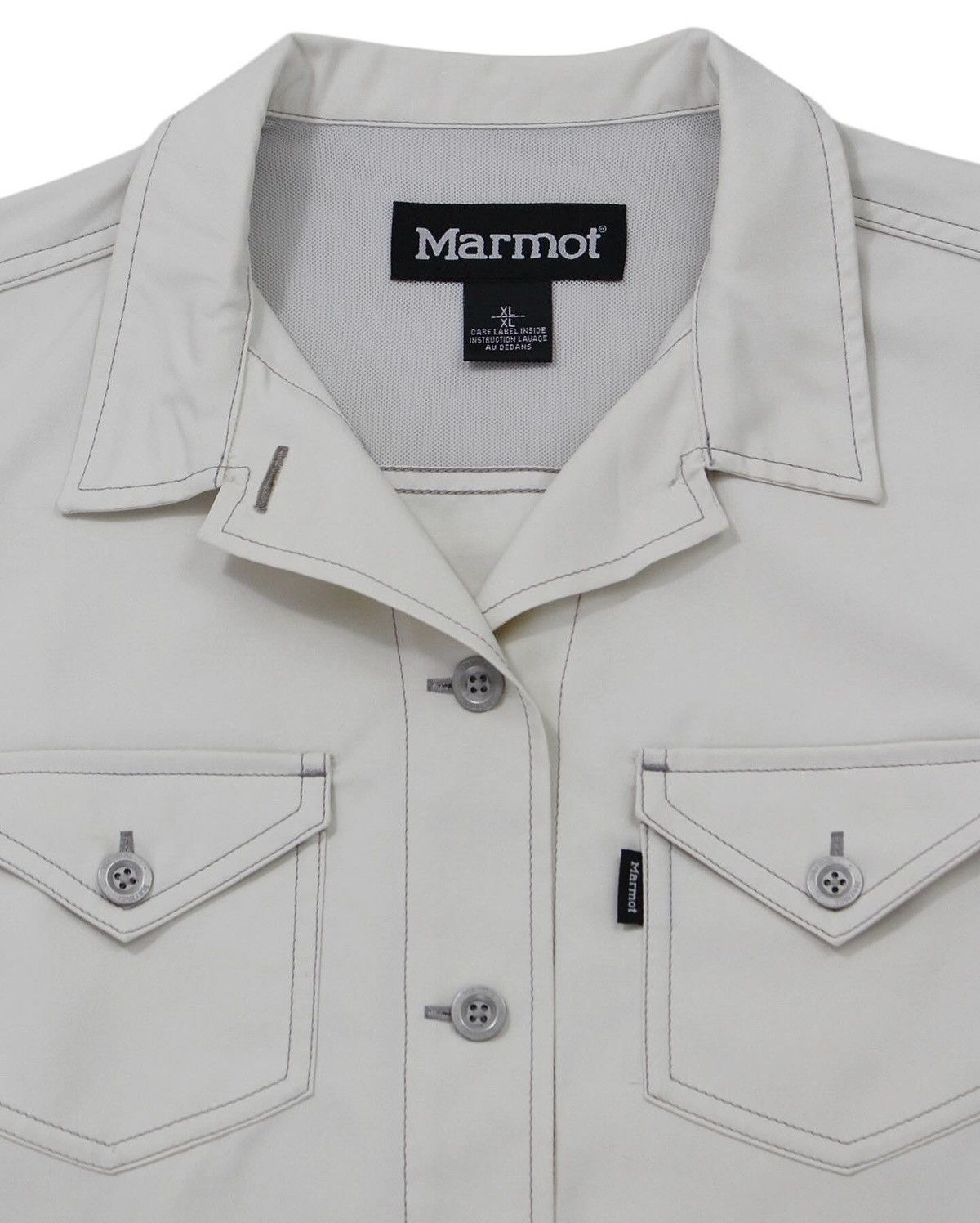 Vintage SS2019 MARMOT × YURI YOSUMI "SLOW MOUNTAIN" DENIM SHIRT Size US M / EU 48-50 / 2 - 2 Thumbnail
