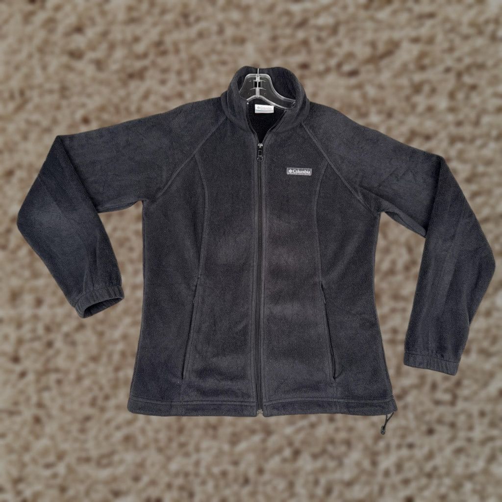 Vintage Columbia Fleece Jacket Womens Small Black Full Zip Outdoor Hiking Warm Size S / US 4 / IT 40 - 1 Thumbnail