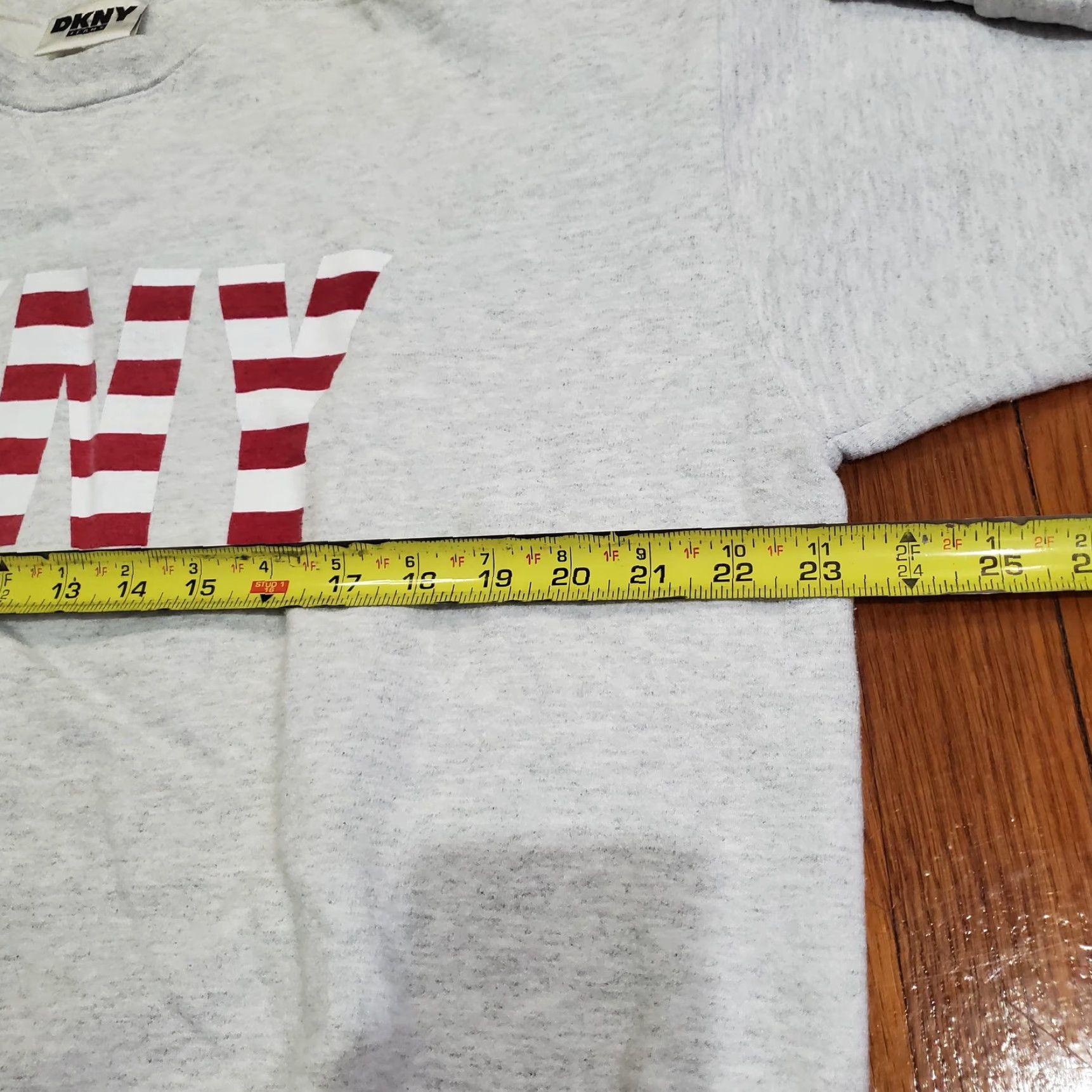 DKNY VINTAGE DKNY Jeans Sweatshirt Mens One Size Gray Crewneck Flag Made USA 90s Size US M / EU 48-50 / 2 - 7 Thumbnail
