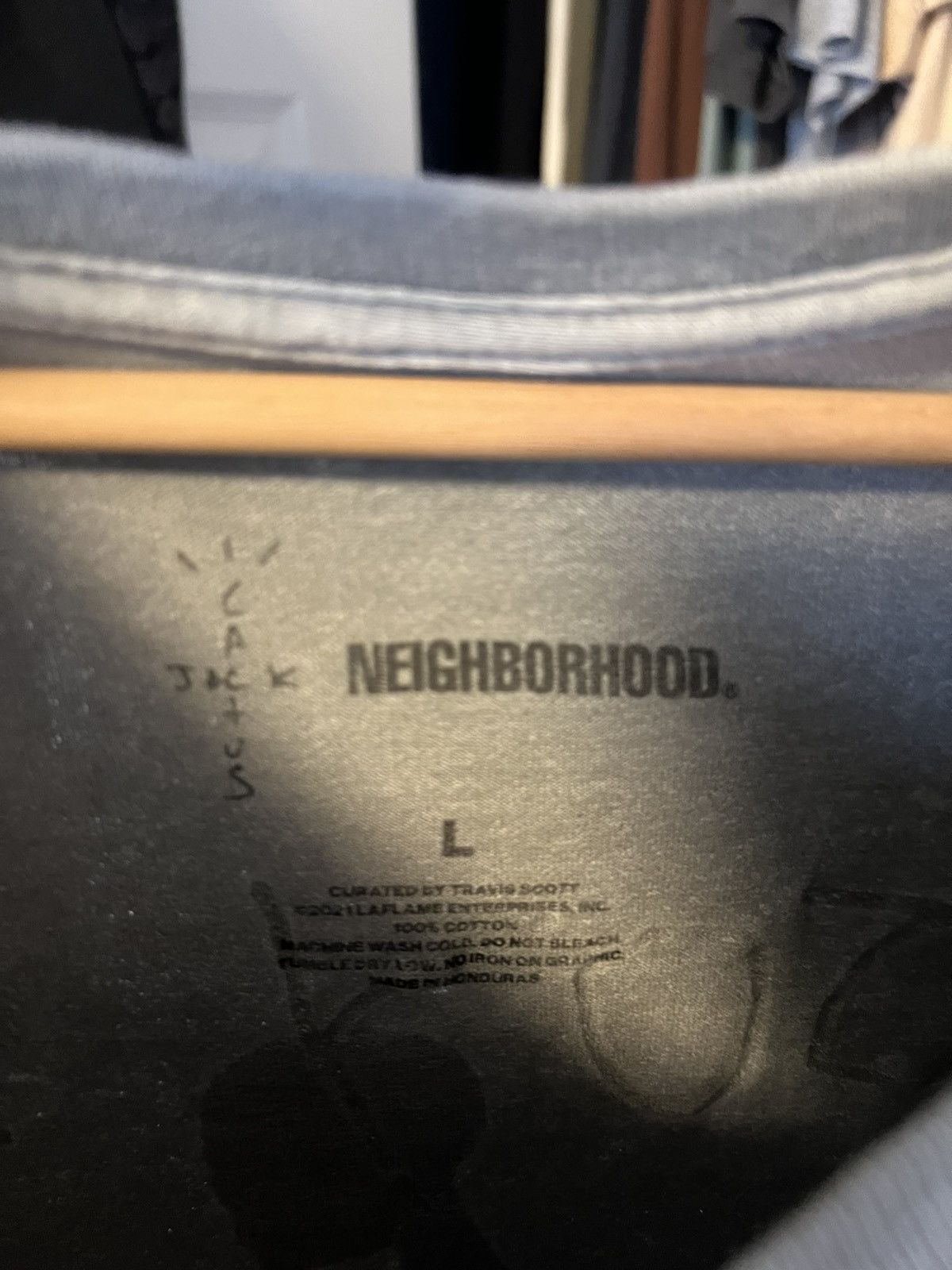 Neighborhood × Travis Scott TRAVIS SCOTT NEIGHBORHOOD TEE Size US L / EU 52-54 / 3 - 3 Thumbnail