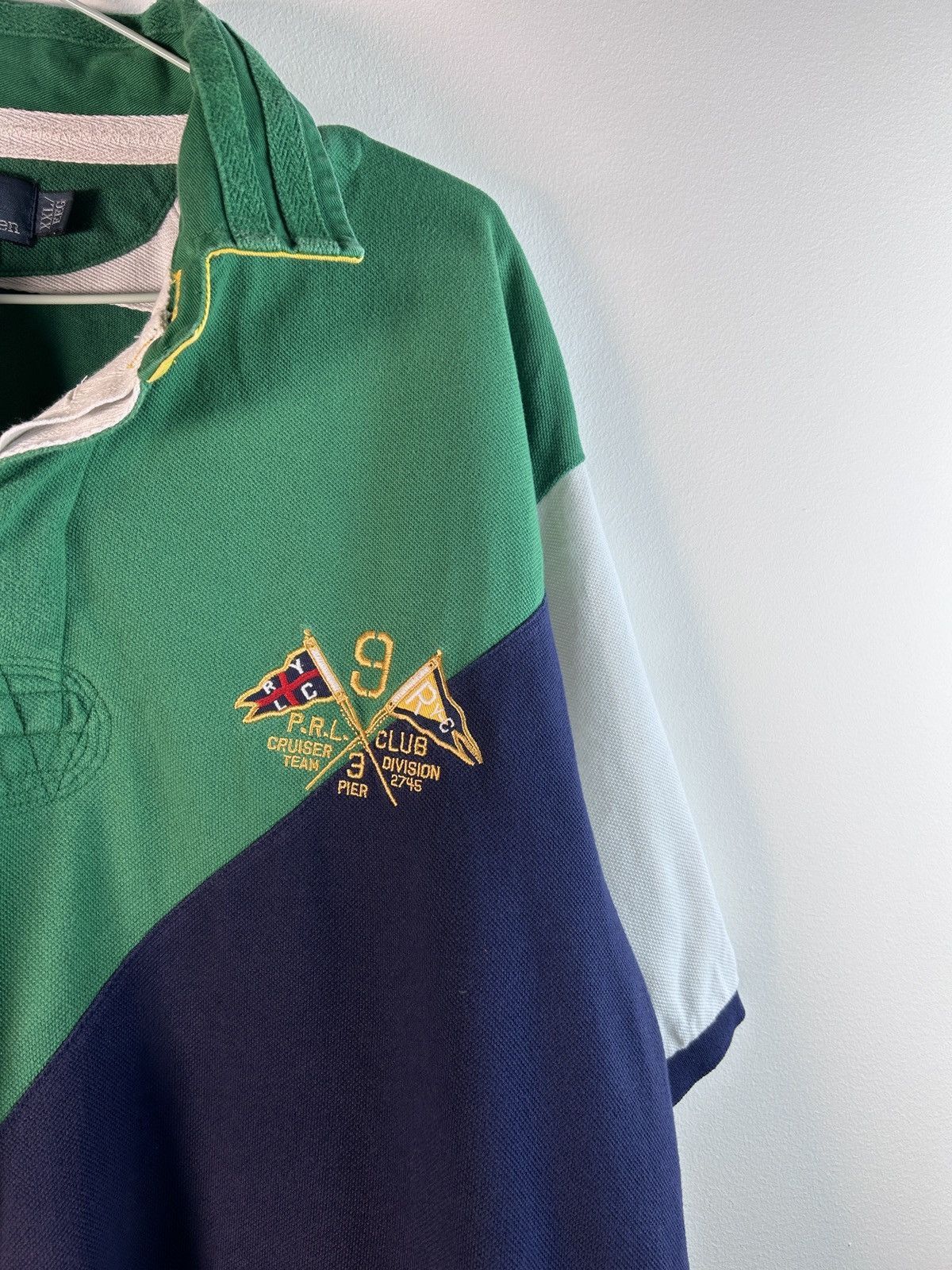 Vintage PRL Club Challenge Cup Vintage 90s Rugby Shirt Y2K Rare Hype Size US XXL / EU 58 / 5 - 9 Thumbnail