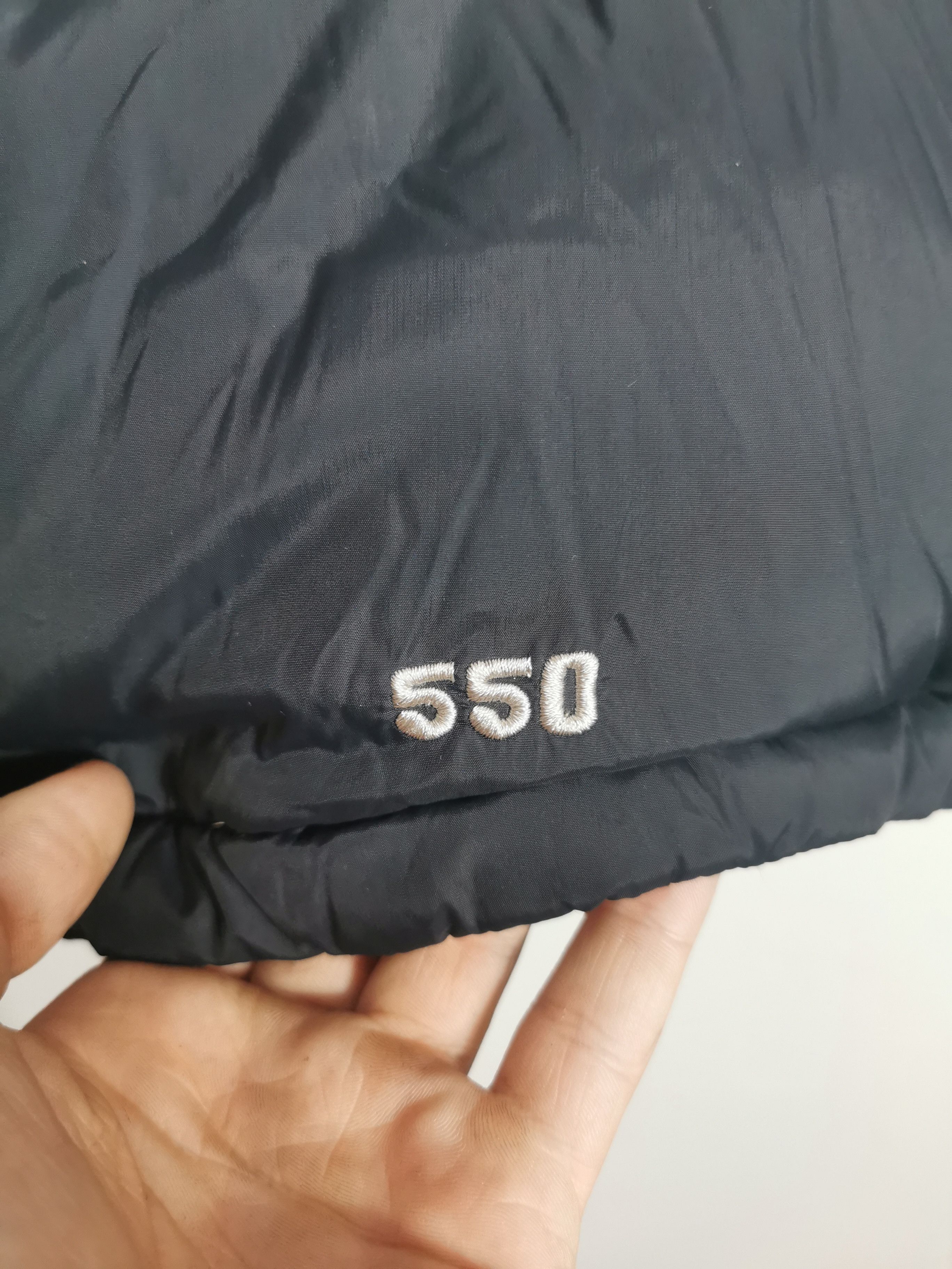 The north face nuptse 550 vest puffer