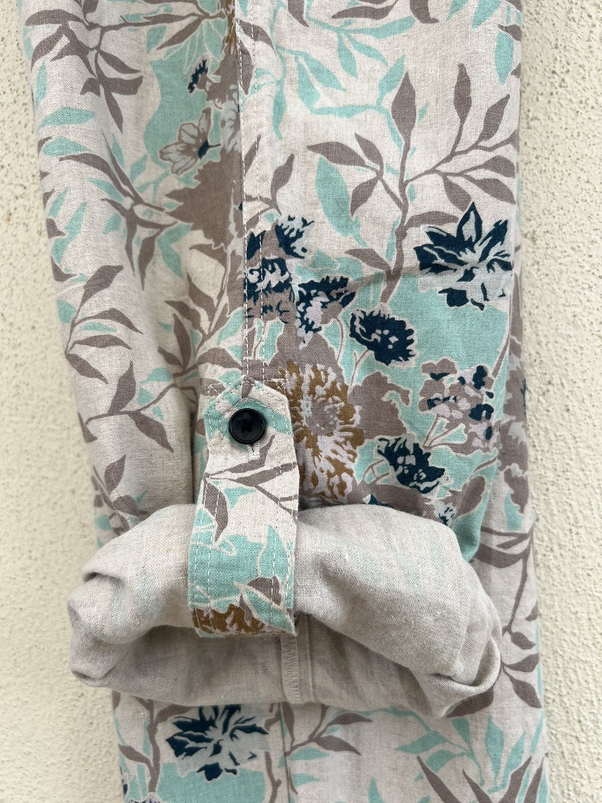 ABAHOUSE Vintage Abahouse Japan 100% Linen Floral Trouser Pant Size US 31 - 23 Thumbnail