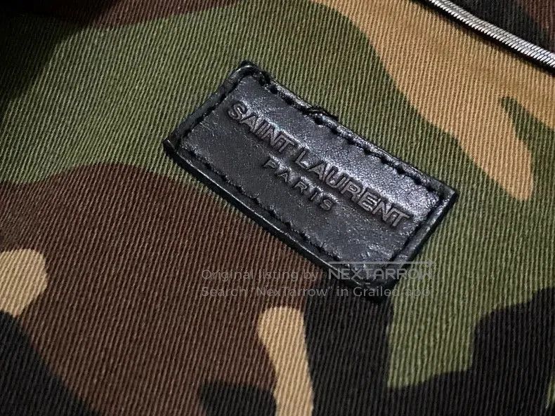 Saint Laurent Paris YSL SLP Distressed Camo Astronaut Jacket. Size US L / EU 52-54 / 3 - 2 Thumbnail