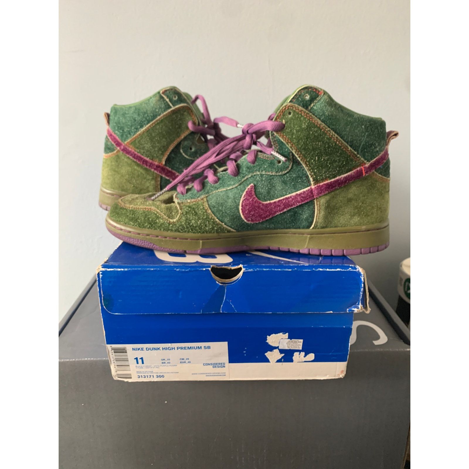 Nike Nike SB Dunk High Skunk 420 Size 11 Used SHIPS NOW Size US 11 / EU 44 - 5 Thumbnail