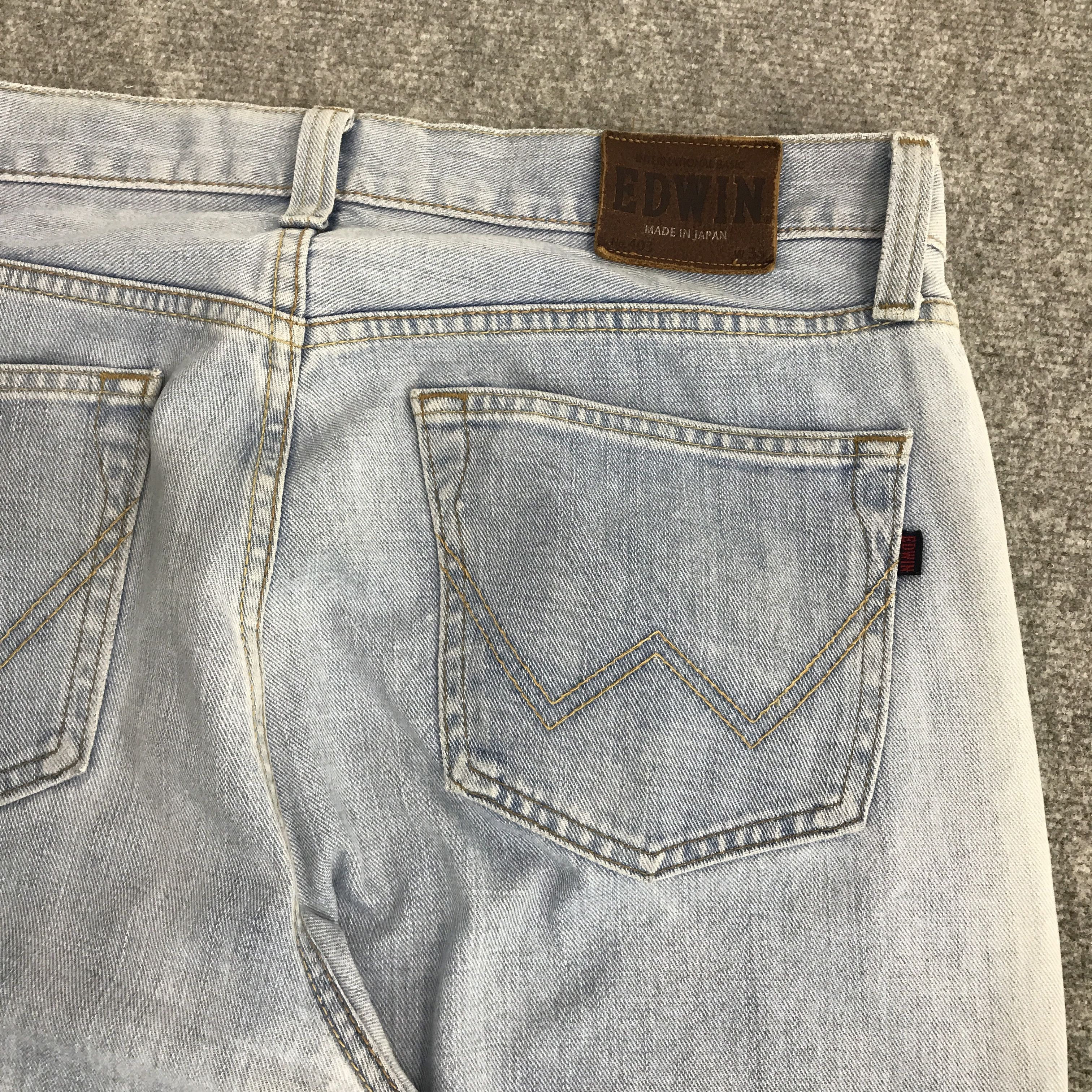 Edwin × Japanese Brand JAPAN EDWIN LIGHT WASH DENIM JEANS Size US 35 - 8 Thumbnail