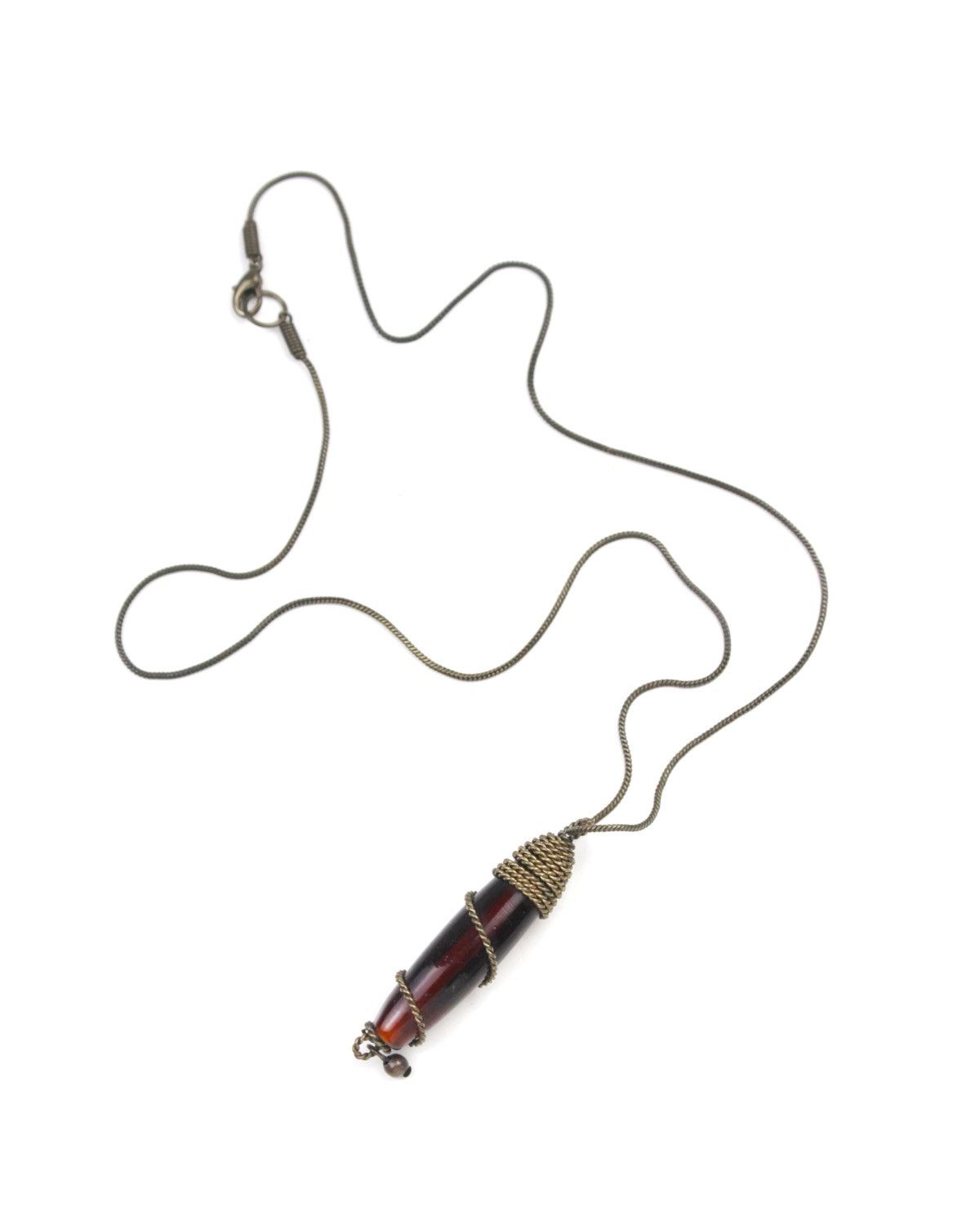 If Six Was Nine 1990S JAPANESE MADE NECKLACE – BRAIDED AMBER-TONE SEED BEAD Size ONE SIZE - 1 Thumbnail
