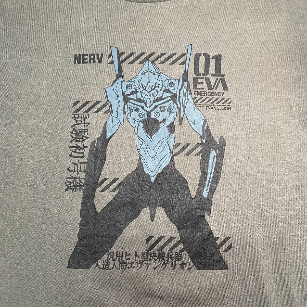 Anime Neon Genesis Evangelion 01 Emergency Anime Tee Gainax Size US M / EU 48-50 / 2 - 7 Thumbnail