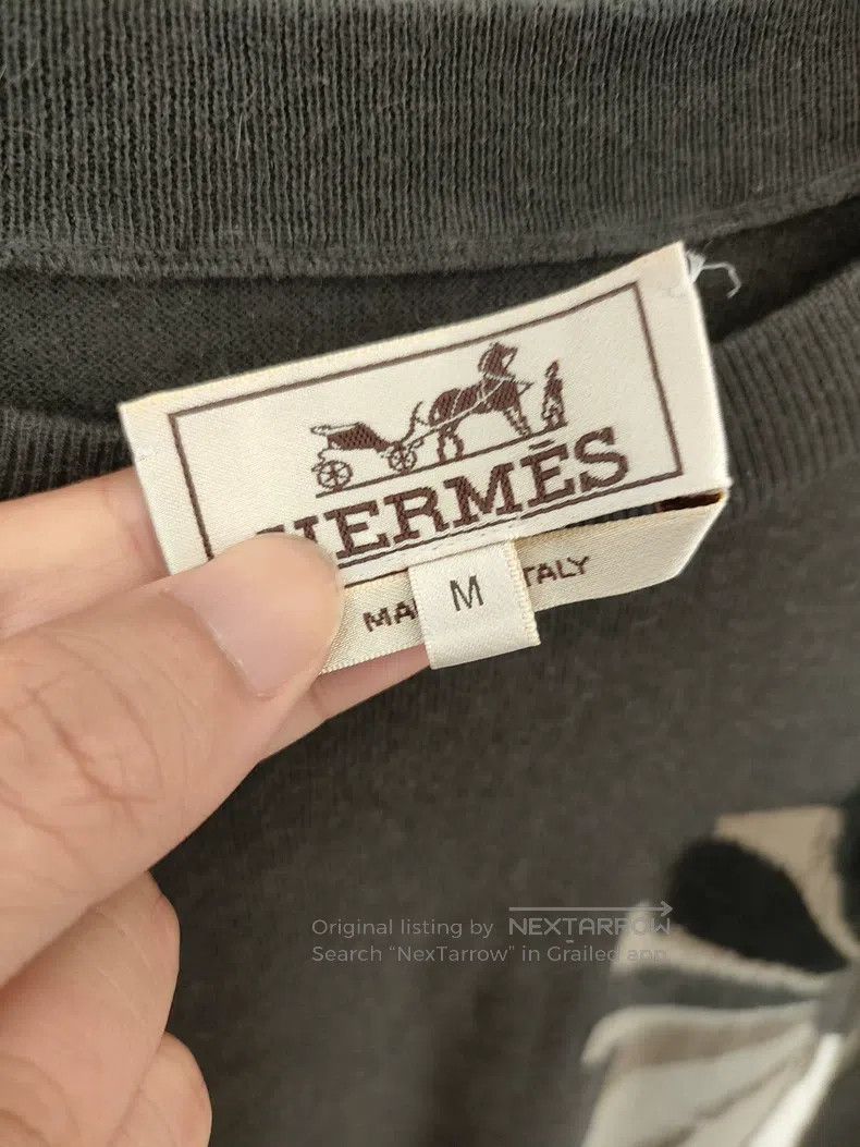 Hermes Hermes Cashmere knit short sleeves Size US M / EU 48-50 / 2 - 3 Thumbnail