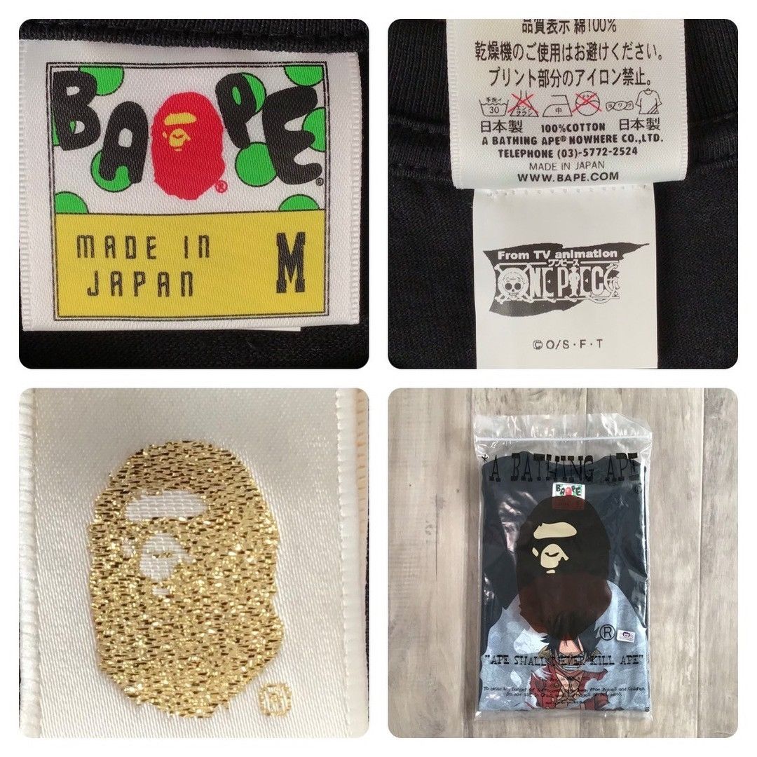 Bape BAPE × One Piece Luffy Gear Second T-shirt a bathing ape Size US M / EU 48-50 / 2 - 7 Thumbnail