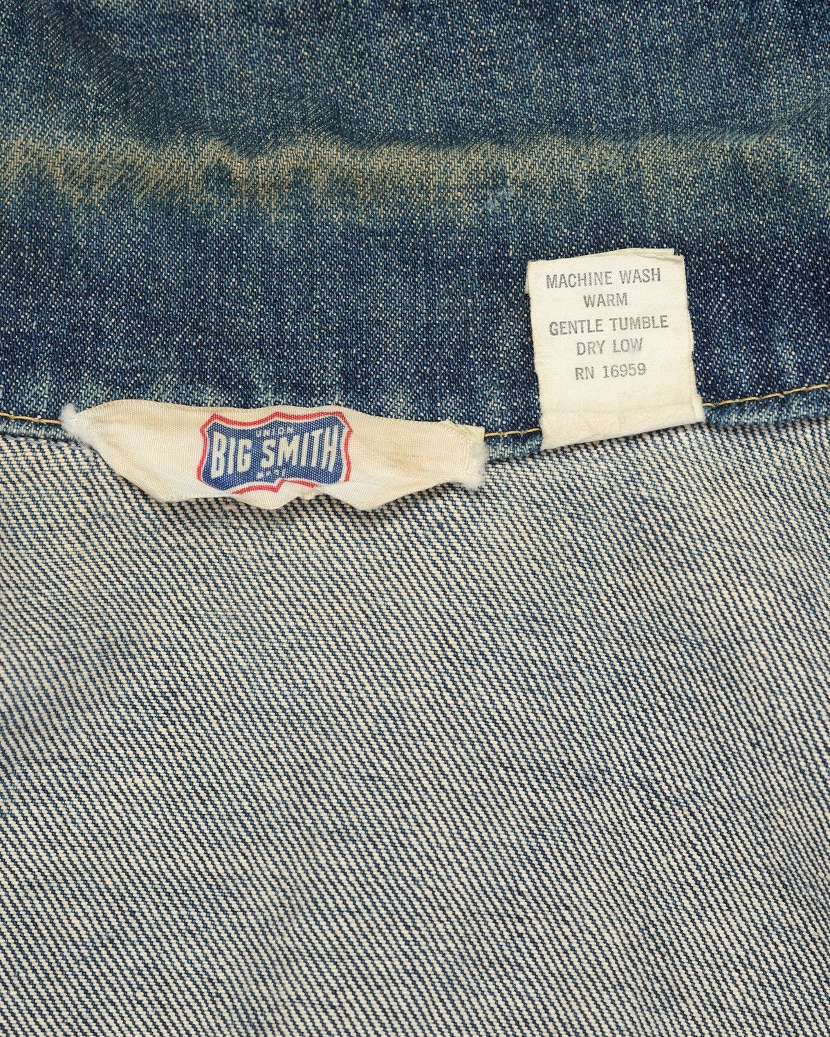 Vintage Big Smith Denim Work Jacket (Vintage) Size US M / EU 48-50 / 2 - 6 Thumbnail