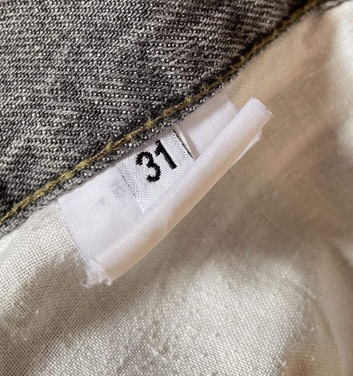 Helmut Lang Vintage helmut lang classic light grey denim jeans Size US 31 - 3 Thumbnail