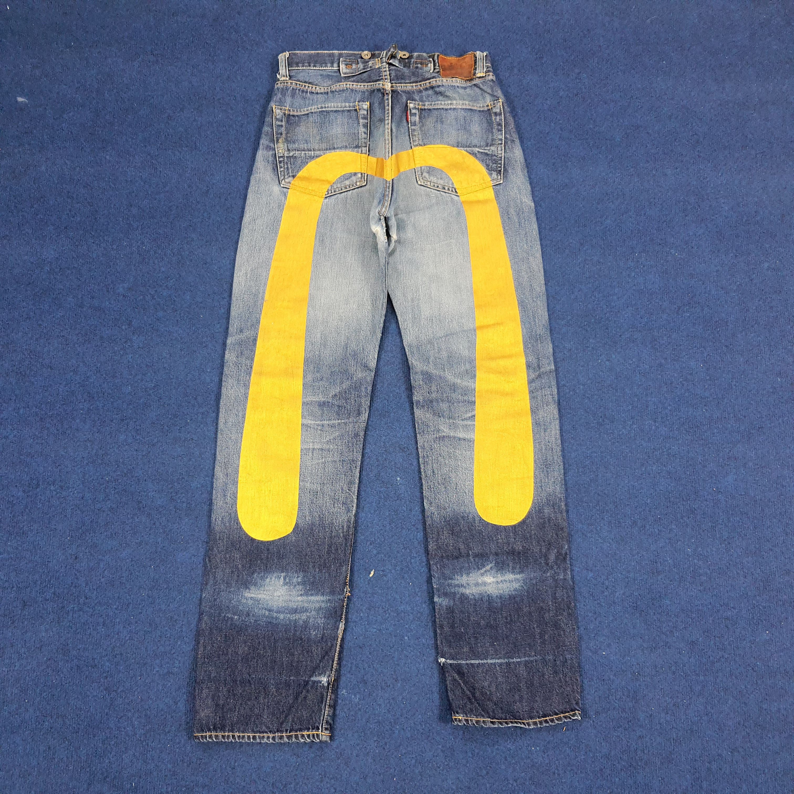 Evisu × Japanese Brand × Vintage Vintage Evisu Japanese Brand Custom Denim Jeans Size US 28 / EU 44 - 1 Thumbnail