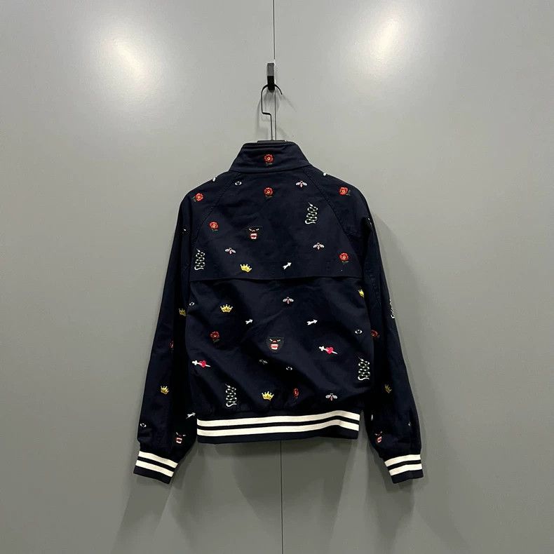 Gucci Gucci Floral crown embroidered zipper jacket Size US S / EU 44-46 / 1 - 2 Thumbnail