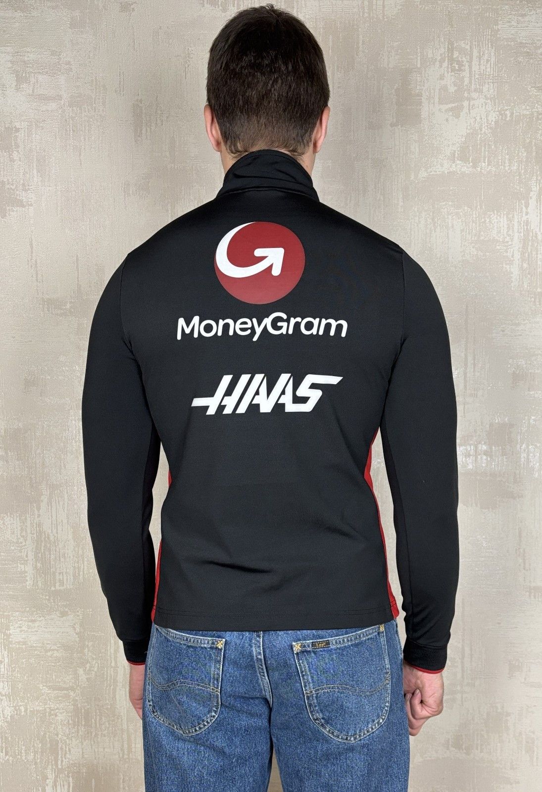 Formula 1 Haas Racing F1 Team Pullover Half Zip Moneygram Men's Size M Size US M / EU 48-50 / 2 - 9 Thumbnail