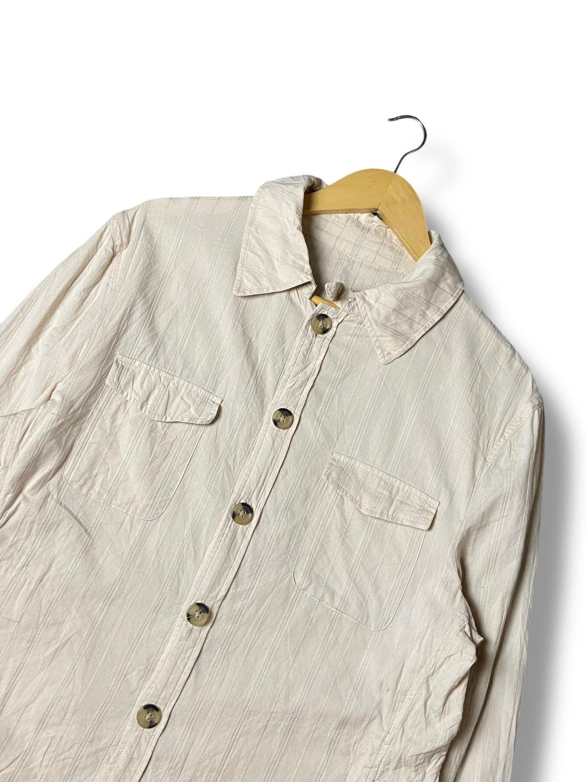 Kansai Yamamoto Vintage Kansai Yamamoto Homme Button Up Shirts (149) Size US L / EU 52-54 / 3 - 4 Thumbnail