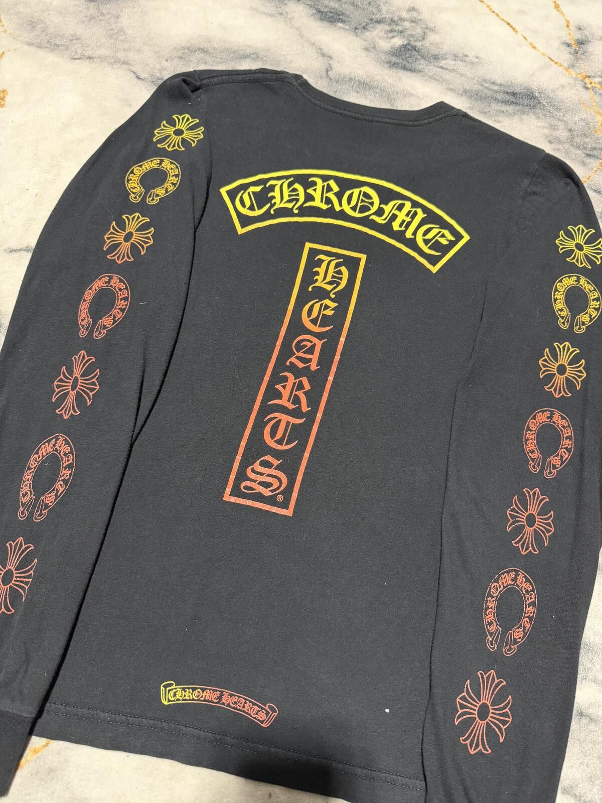 Chrome Hearts Chrome Hearts Gradient T Bar Logo L/S - Sz XS Size US XS / EU 42 / 0 - 2 Thumbnail