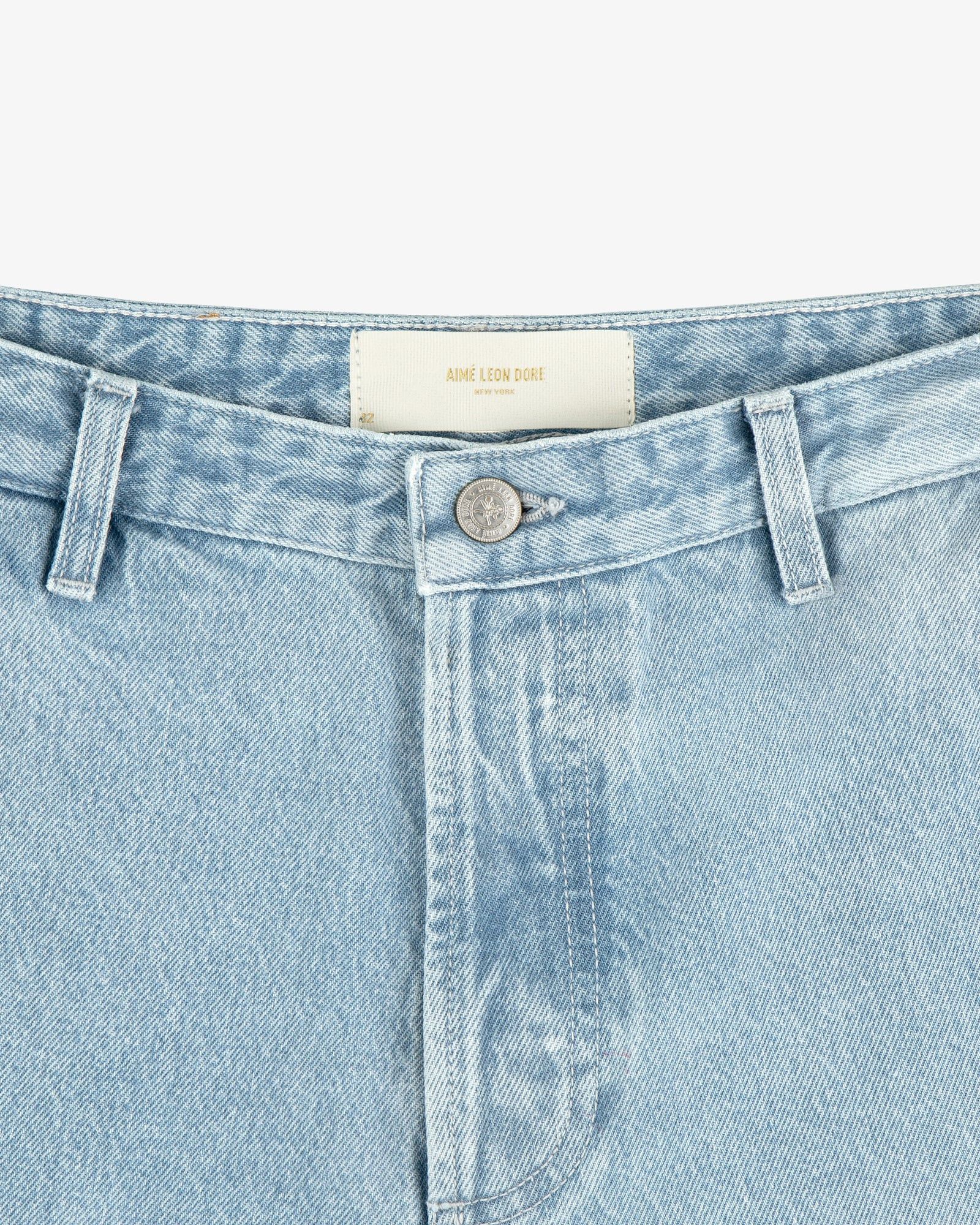 Aime Leon Dore o1mle0725 Denim Carpenter Pant in Light Wash Blue Size US 36 / EU 52 - 4 Thumbnail