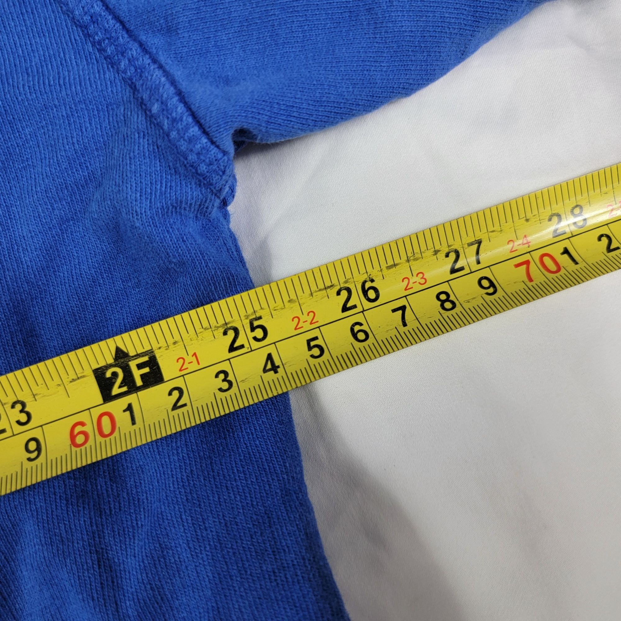 Other × Vintage Vintage Hot Cotton Mens Large Blue Long Sleeve Pocket Tshirt Size US L / EU 52-54 / 3 - 7 Thumbnail