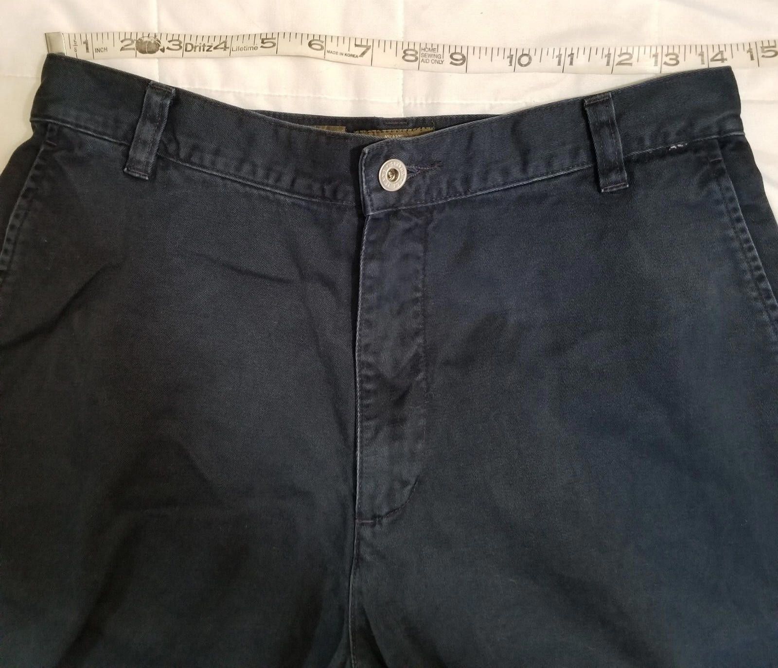 Calvin Klein Calvin Klein Flat Front Navy Blue Khakis Size 10 Size ONE SIZE - 8 Thumbnail
