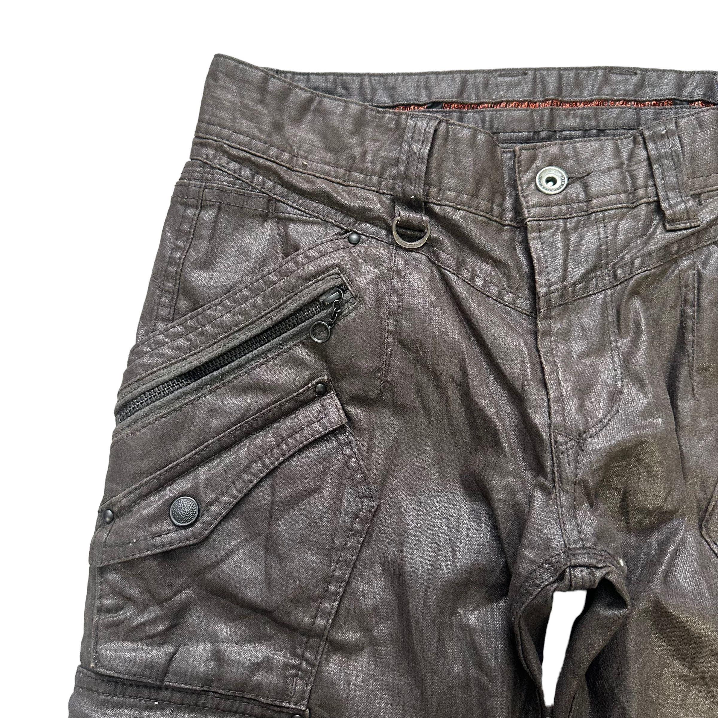 Nicole Club NICOLE CLUB FOR MEN MULTIPOCKET CARGO PANT #8639-018 Size US 31 - 3 Thumbnail