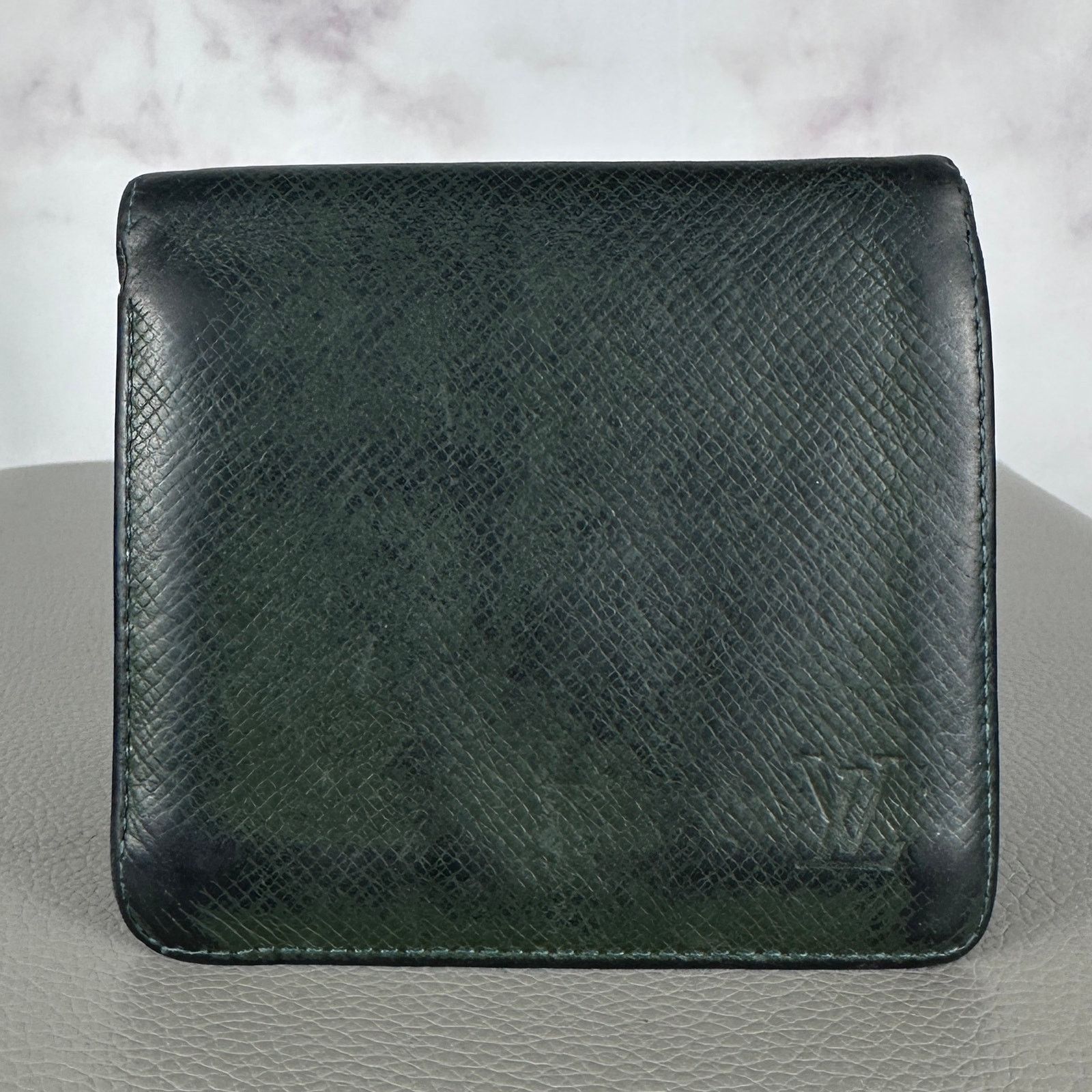 Louis Vuitton Green Leather Bifold Wallet Size ONE SIZE - 2 Thumbnail