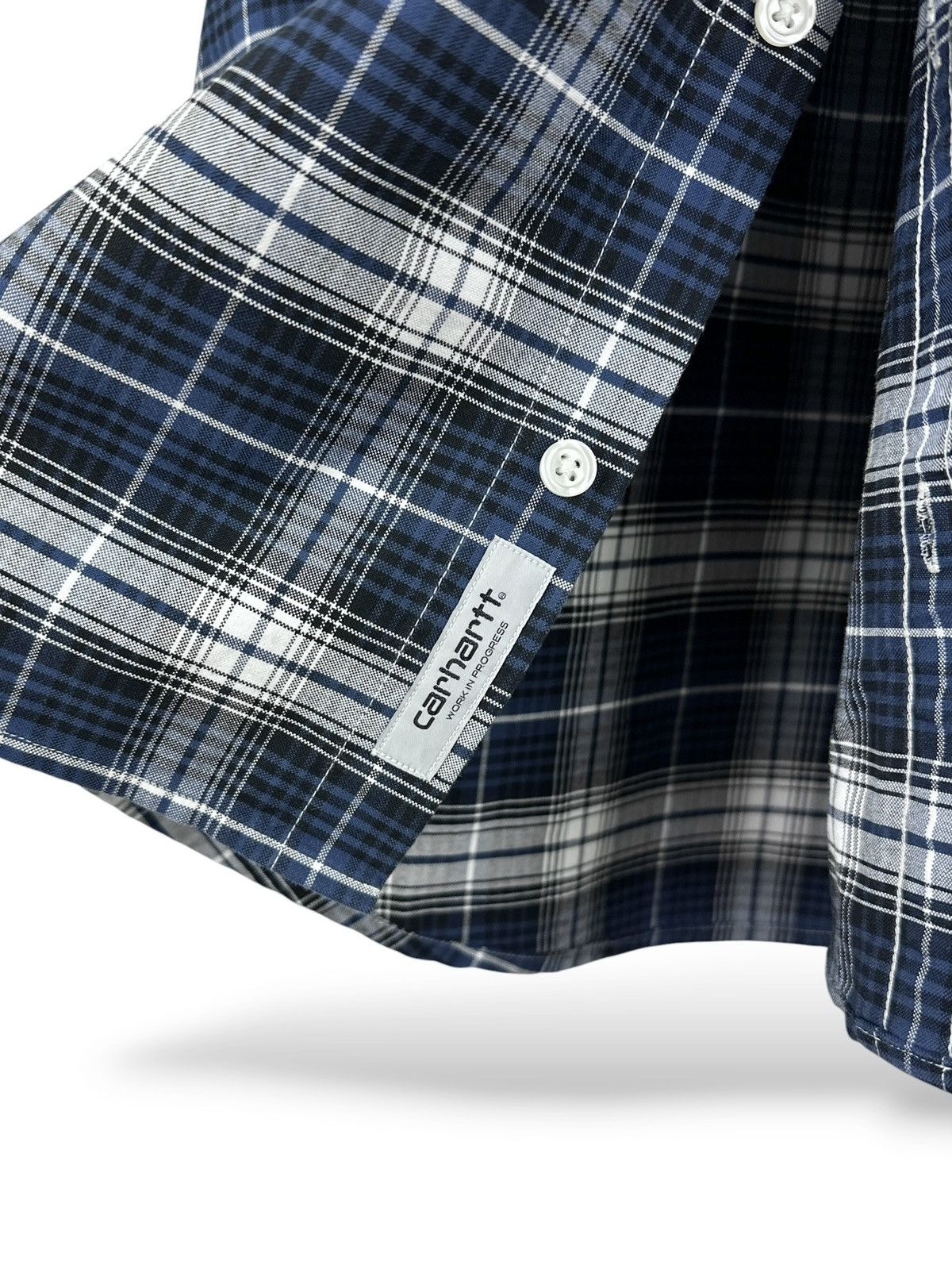 Carhartt Wip Carhartt WIP Linville Short Sleeve Plaid Shirt Button Down Size US XS / EU 42 / 0 - 6 Thumbnail