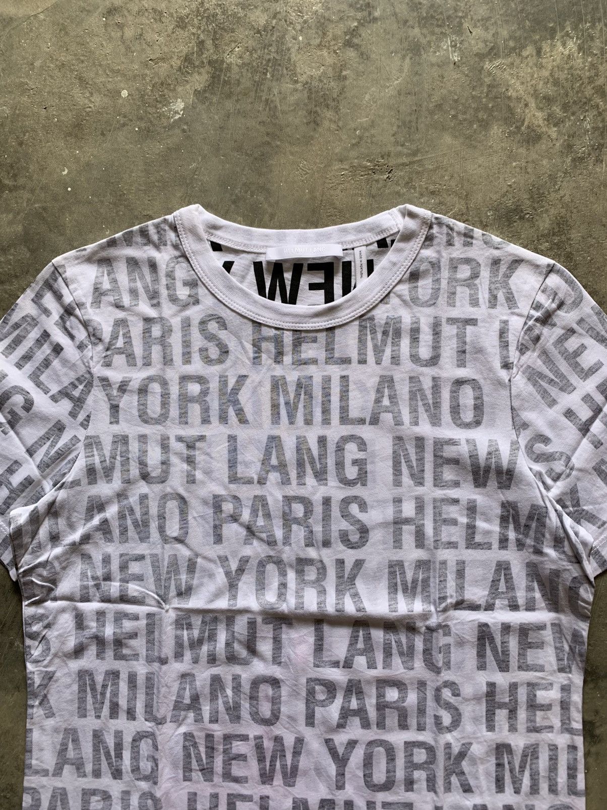 Helmut Lang Helmut Lang over print T-shirt Size US S / EU 44-46 / 1 - 4 Thumbnail