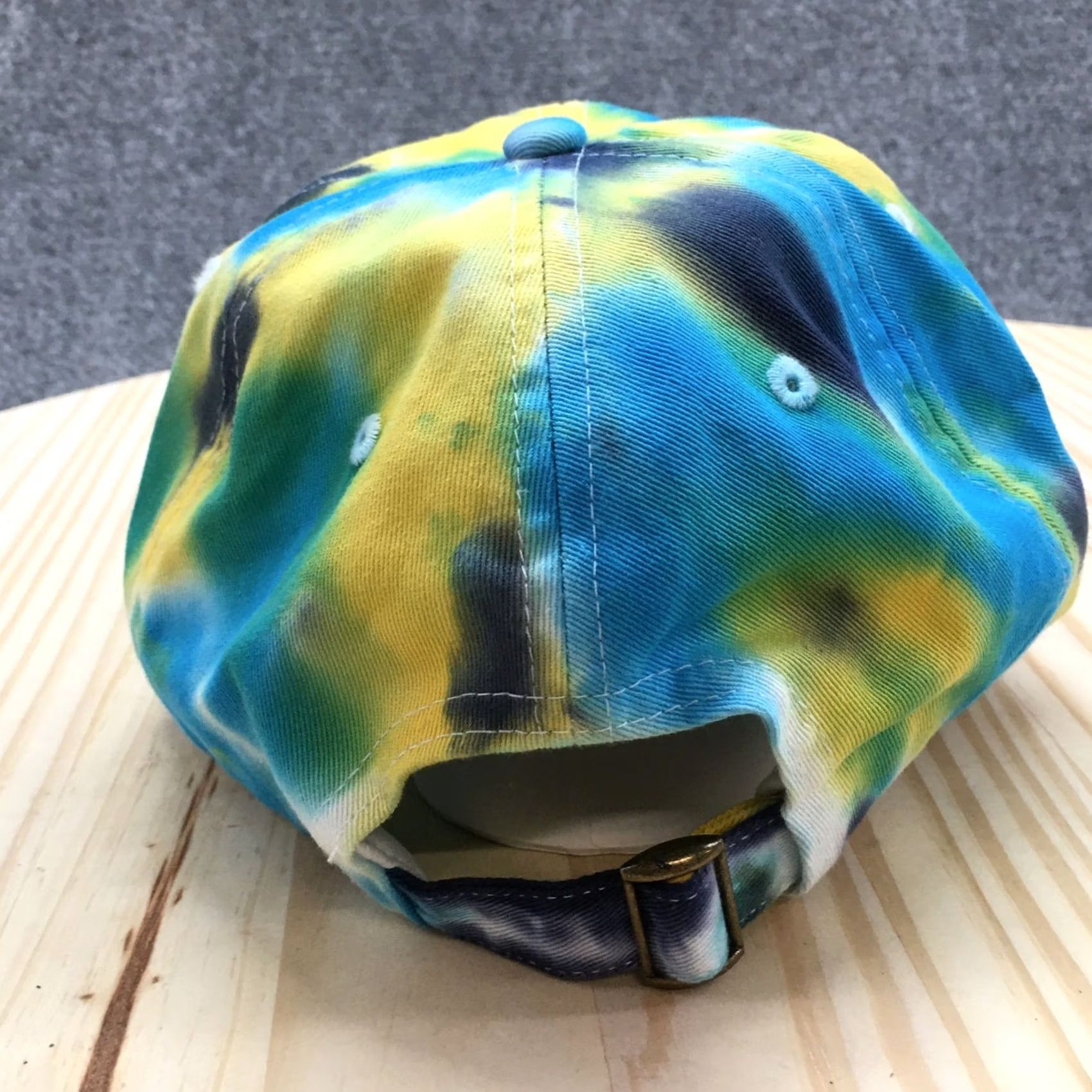 Walls Newhattan Wall Drug South Dakota Baseball Cap Unisex Blue Yellow OS Embroidered Size ONE SIZE - 7 Thumbnail
