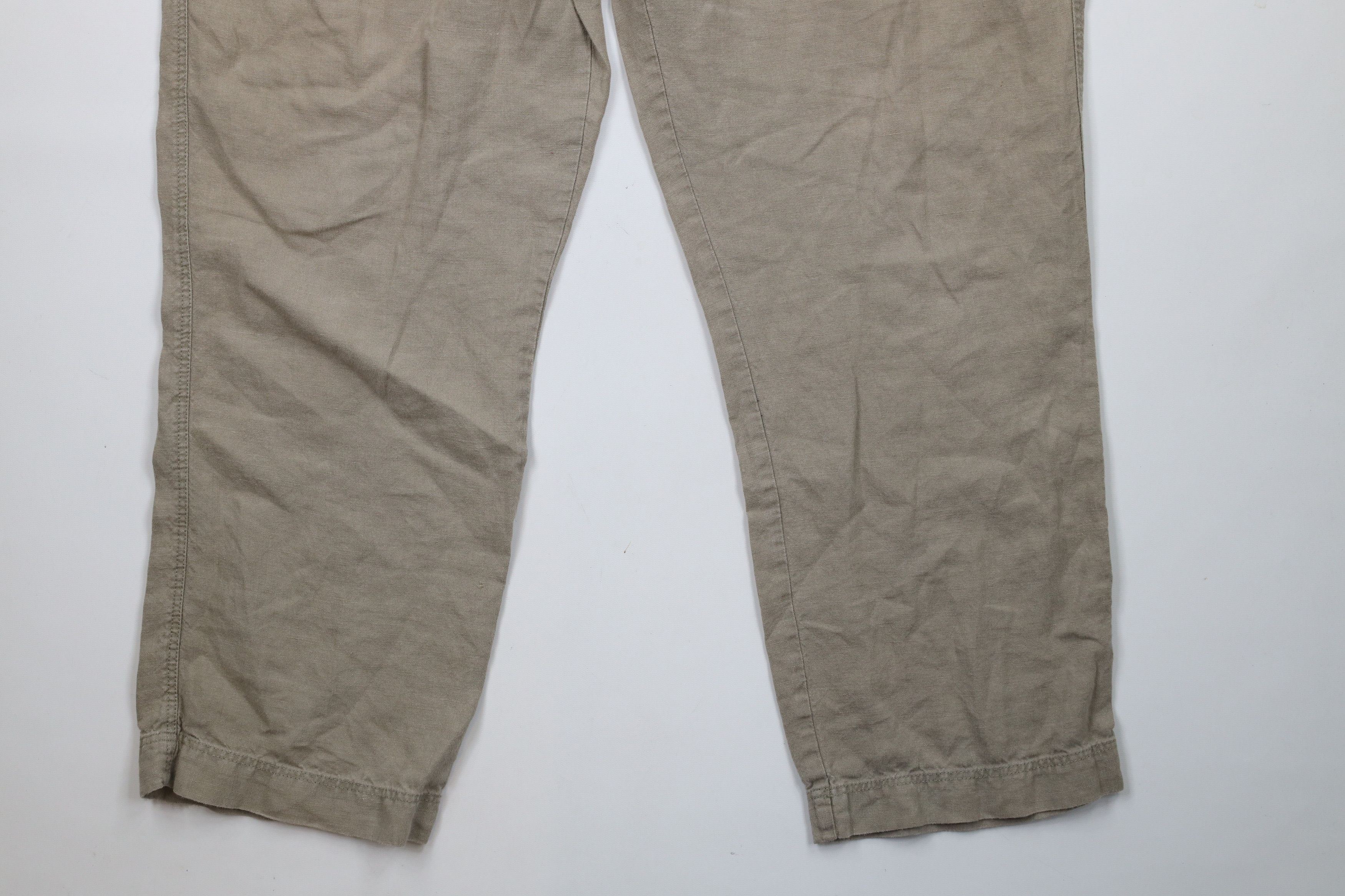 Vintage Vintage 90s Streetwear Button Fly Linen Wide Leg Harem Pants Size US 36 / EU 52 - 4 Thumbnail