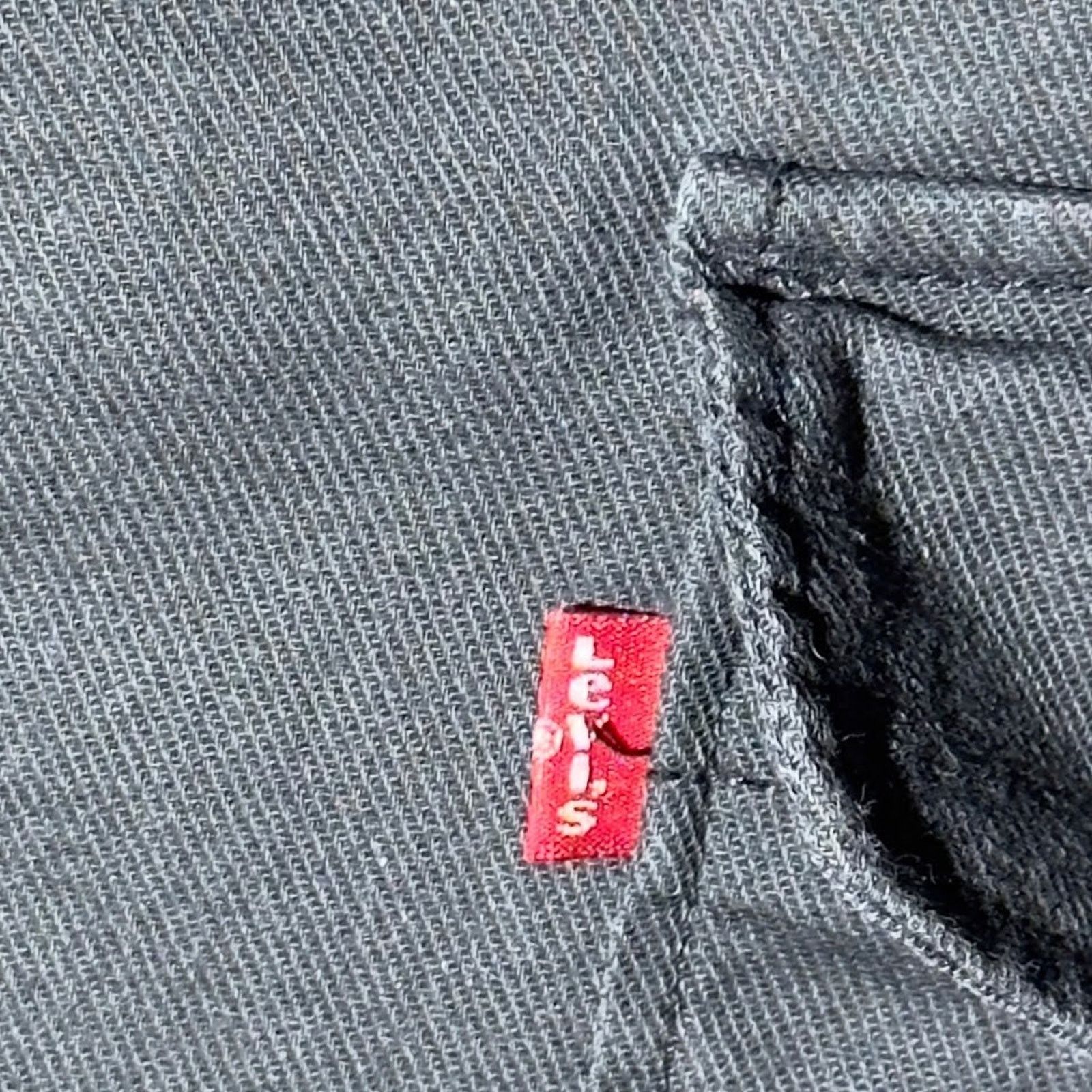 Levi's Levi's Men's Vintage Shacket Size Large Gray Stretch Button Size US L / EU 52-54 / 3 - 7 Thumbnail