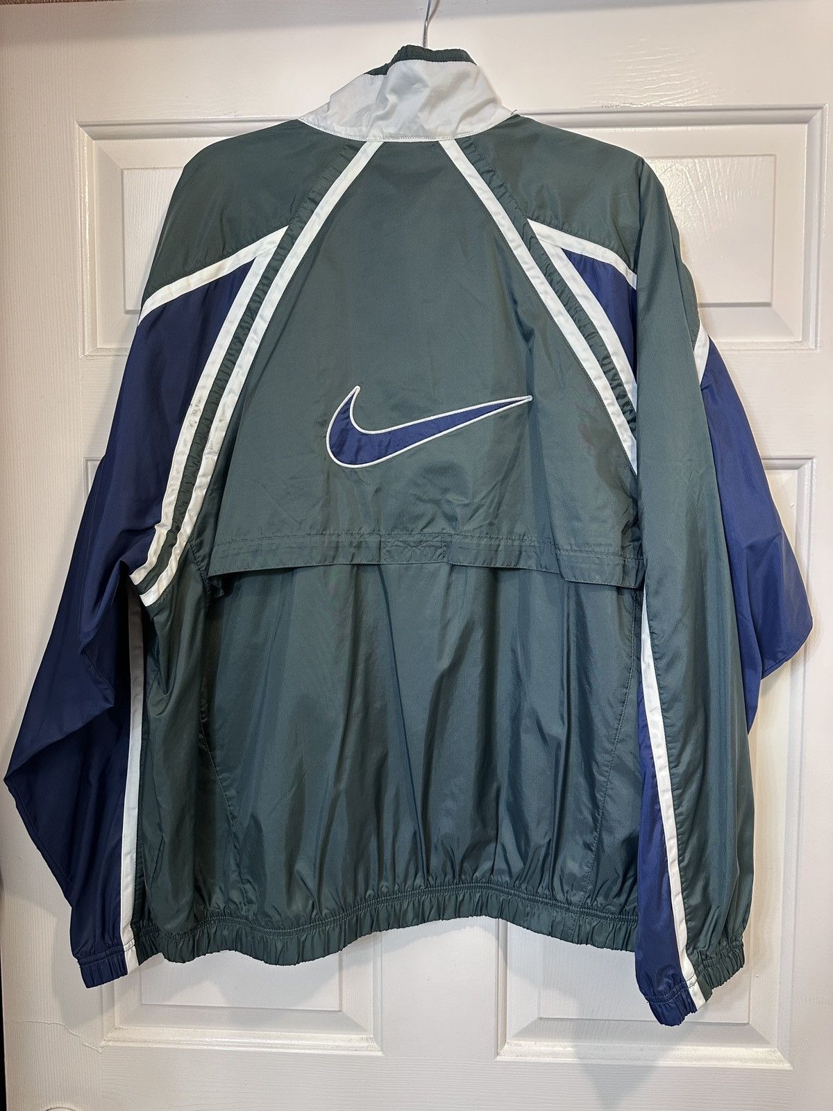 Nike × Vintage 90s Vintage Nike Windbreaker Trainer Size US XL / EU 56 / 4 - 2 Thumbnail