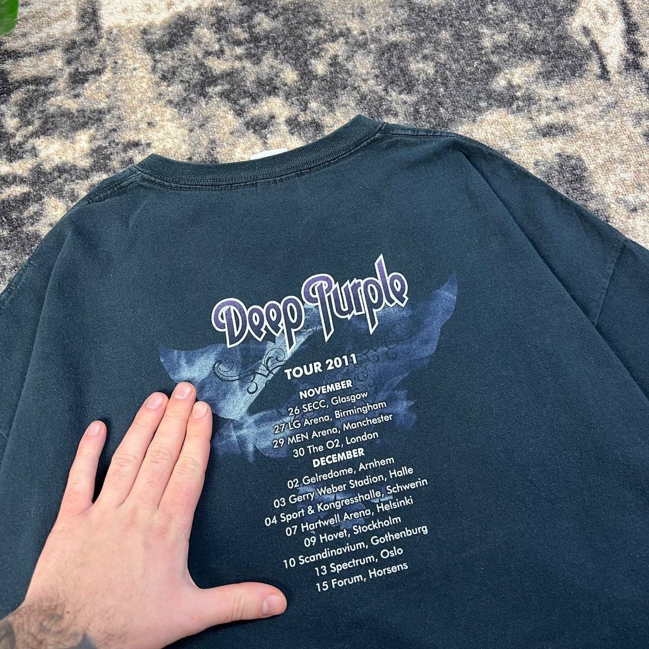 Band Tees Deep Purple Vintage Y2K Rock Band Tour T-Shirt 1TS23 Size US XXL / EU 58 / 5 - 7 Thumbnail
