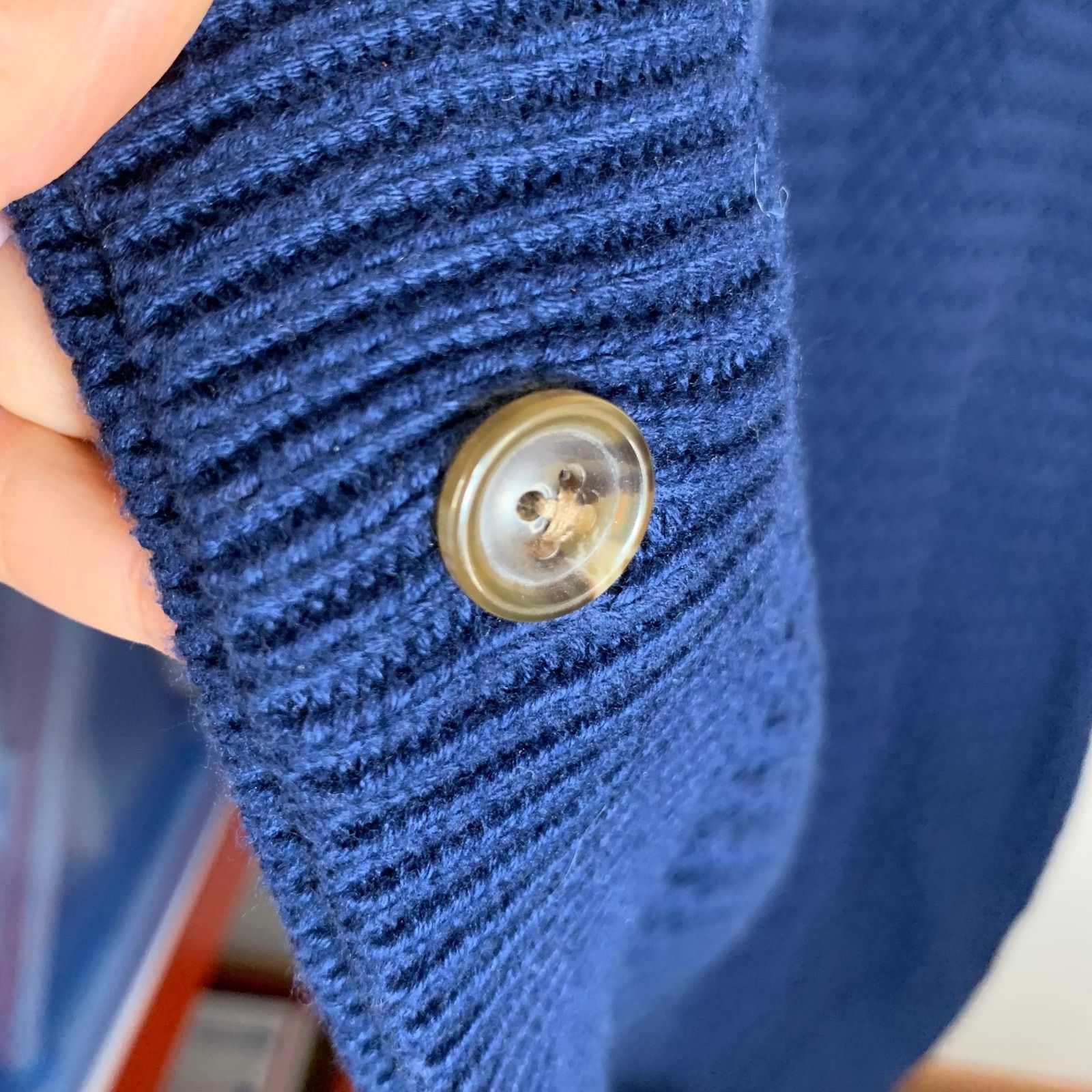 Banana Republic Banana Republic Blue Knit Poncho Size S Size S / US 4 / IT 40 - 13 Thumbnail