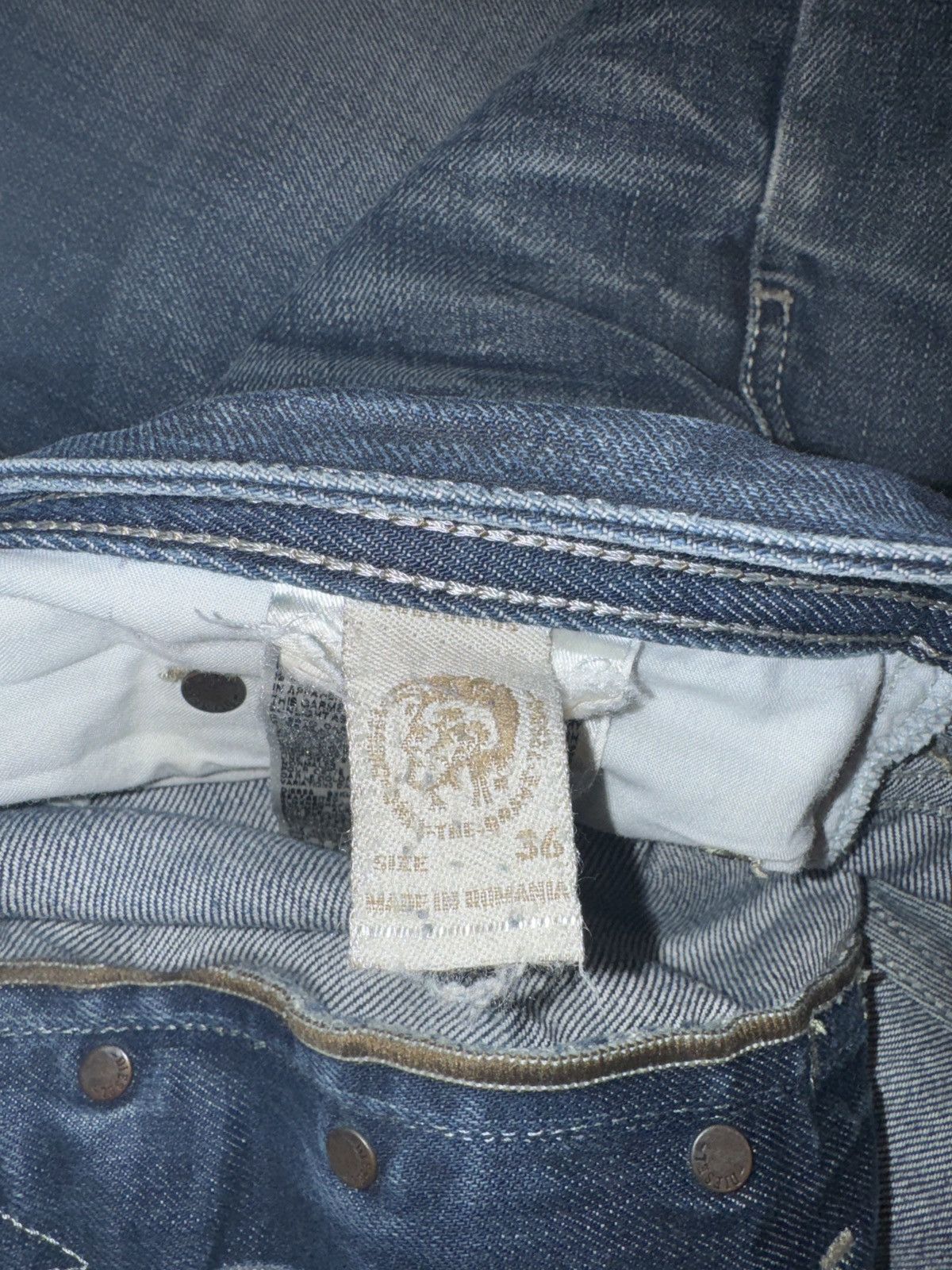 Diesel Vintage Diesel WASH 0885F Comfort Straight Jeans Size US 36 / EU 52 - 9 Thumbnail