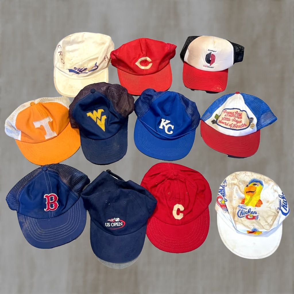 Vintage VINTAGE Sports Hat Cap Lot SnapBack Strap Back Dad 90s Y2K Modern MLB Collage Men Size ONE SIZE - 1 Thumbnail