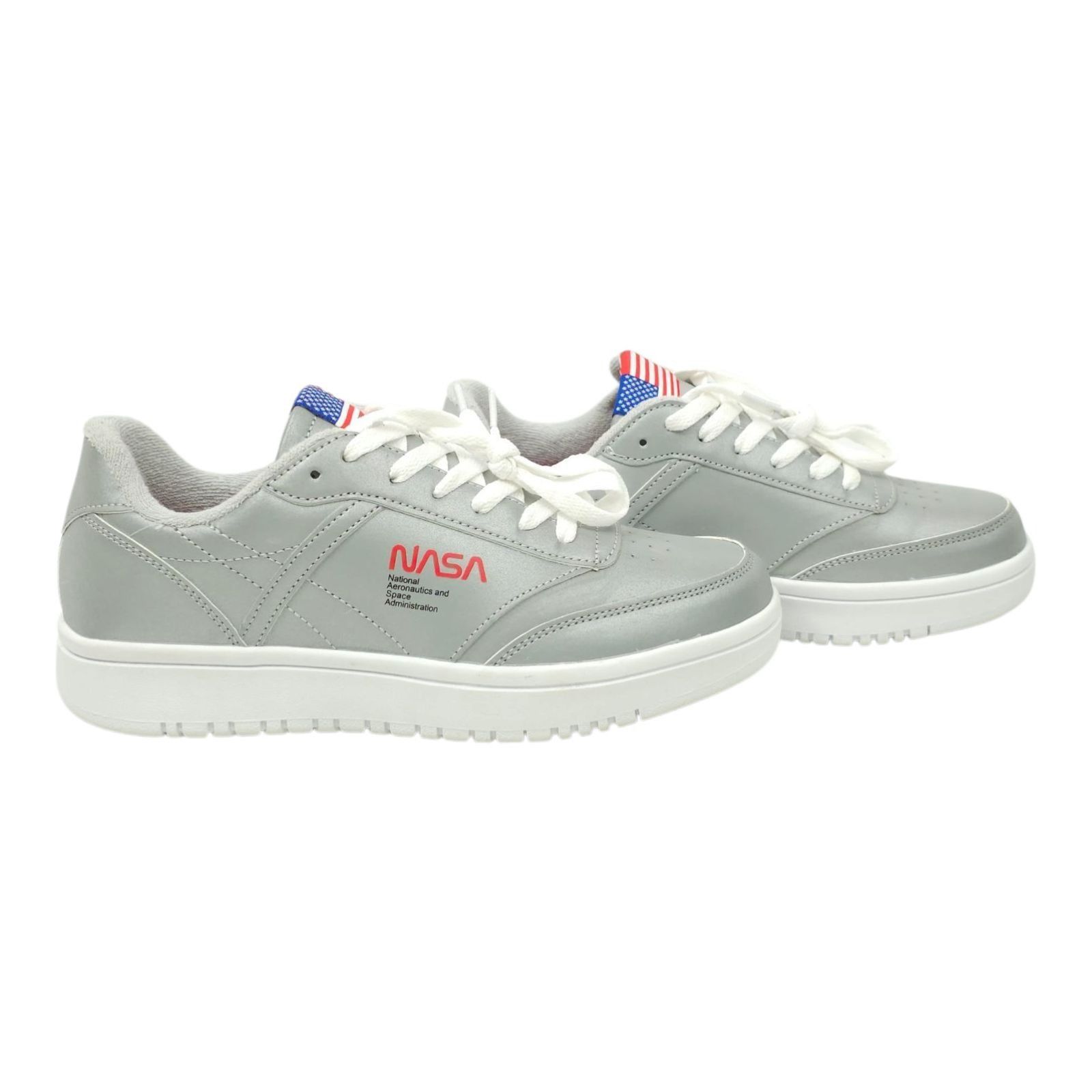 NASA NASA Capsule Silver Tennis Shoes Womens Size 8 M Sneakers Size US 8 / IT 38 - 11 Thumbnail
