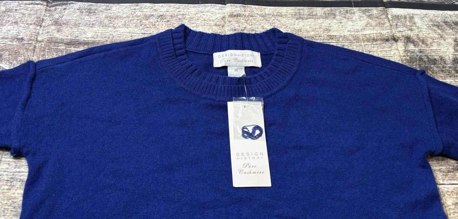 Other Design History Sweater Womens XS Cashmere Crop Oversized Size XS / US 0-2 / IT 36-38 - 4 Thumbnail