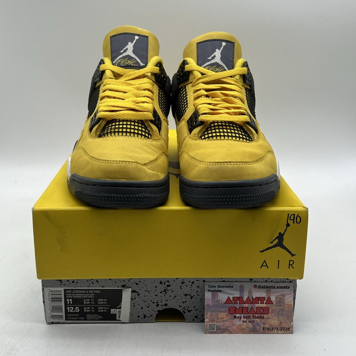 Jordan Brand Air Jordan 4 lightning Size US 11 / EU 44 - 2 Thumbnail