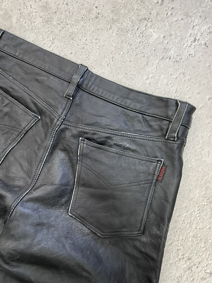 14th Addiction Vintage moto leather regular moto pants Rick owens style Size US 34 / EU 50 - 10 Thumbnail