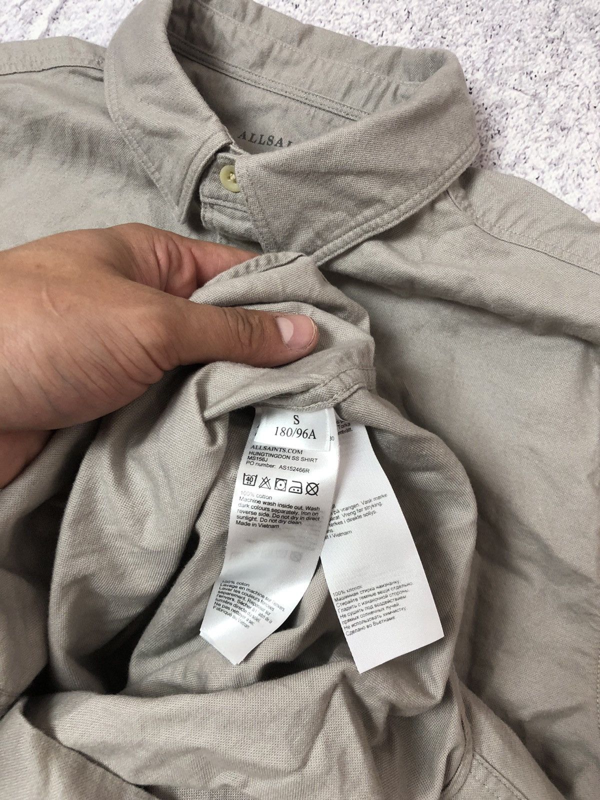 Allsaints Men’s t-shirt Allsaints size S Size US S / EU 44-46 / 1 - 5 Thumbnail