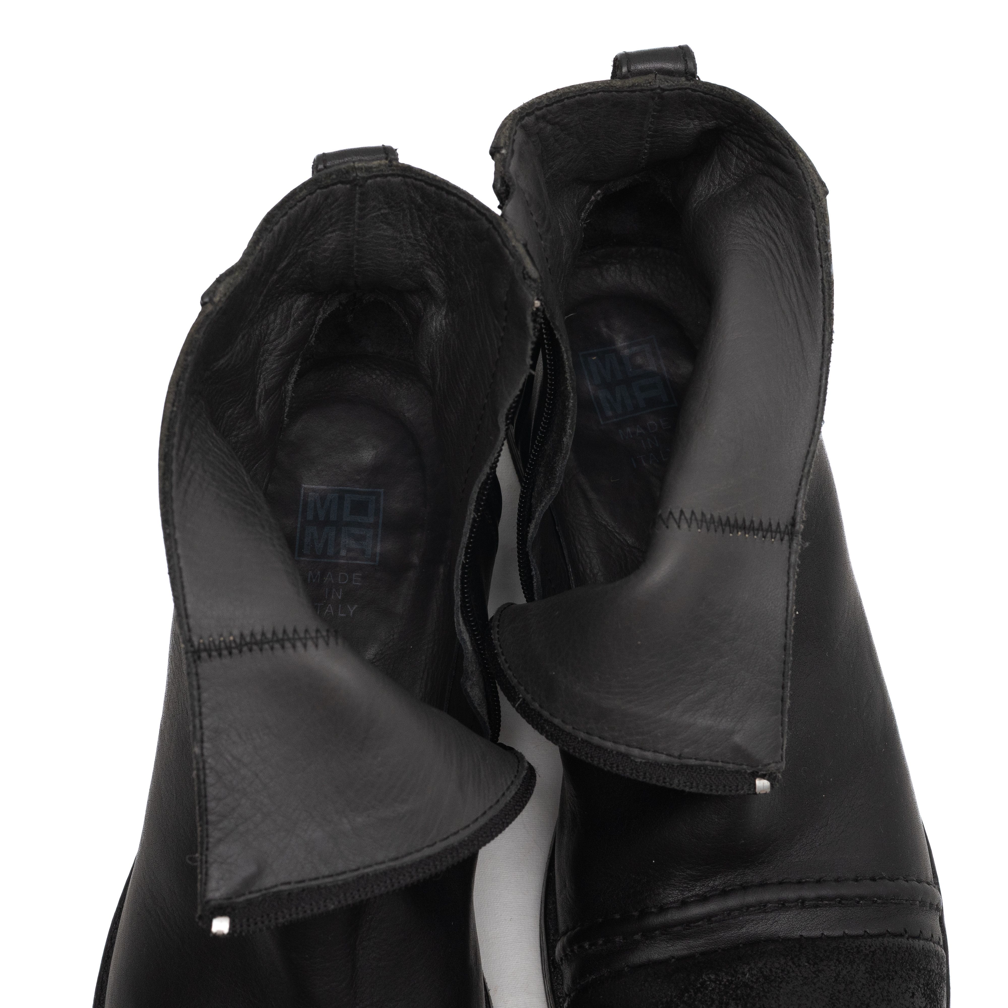 MoMA MOMA Leather Tie Cap Zip Up Boots Size US 8 / EU 41 - 8 Thumbnail