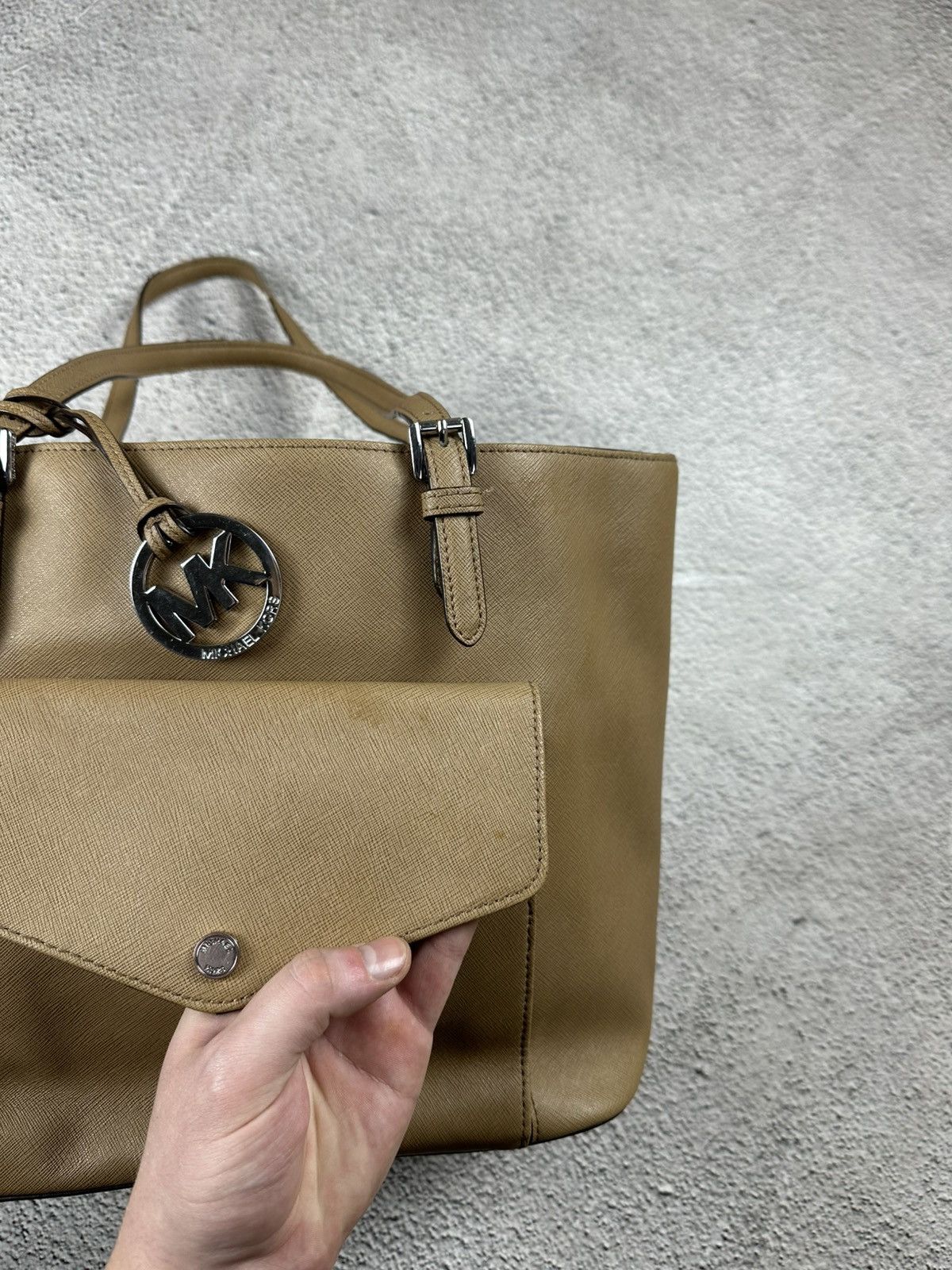 Michael Kors Michael Kors Woman’s Shoulder Bag Tote Beige Old Money Size ONE SIZE - 5 Thumbnail