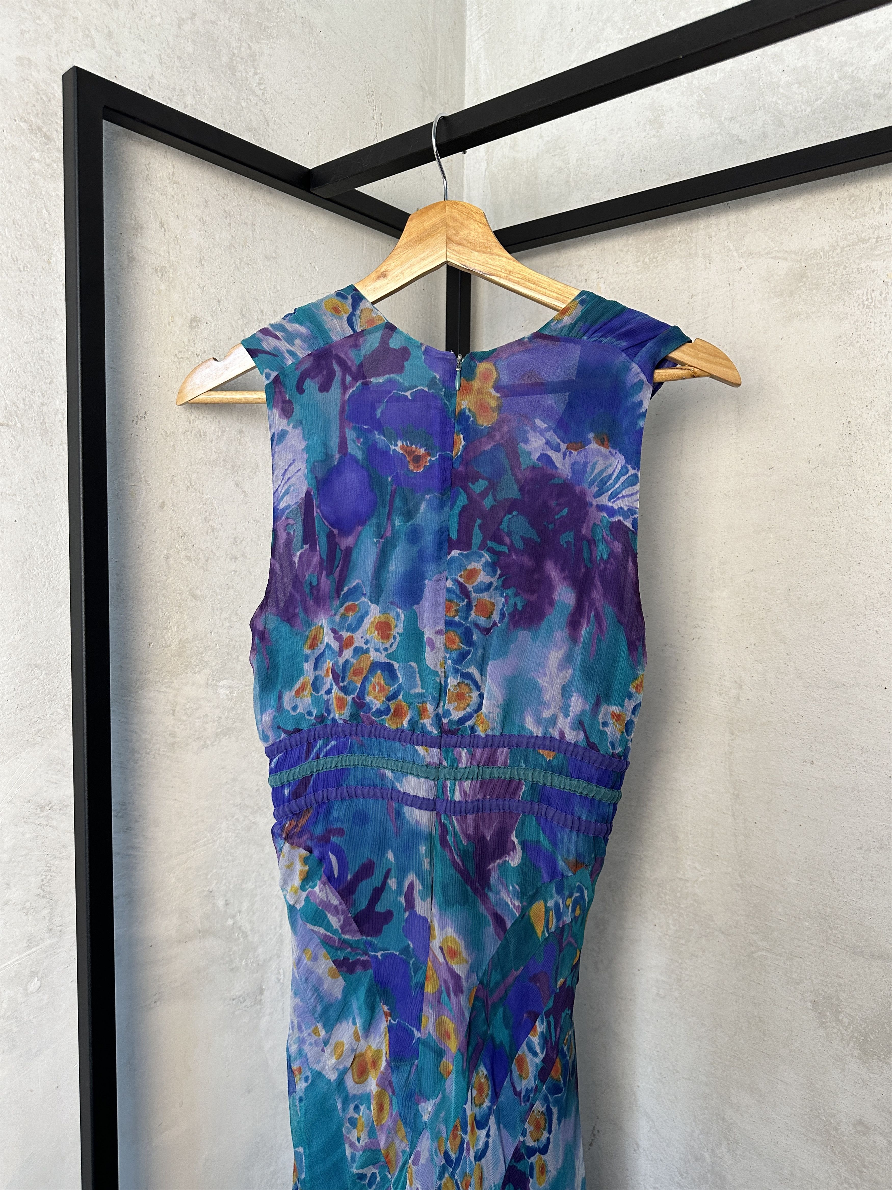 Etro Etro 00s Silk Summer Dress Size M / US 6-8 / IT 42-44 - 4 Thumbnail