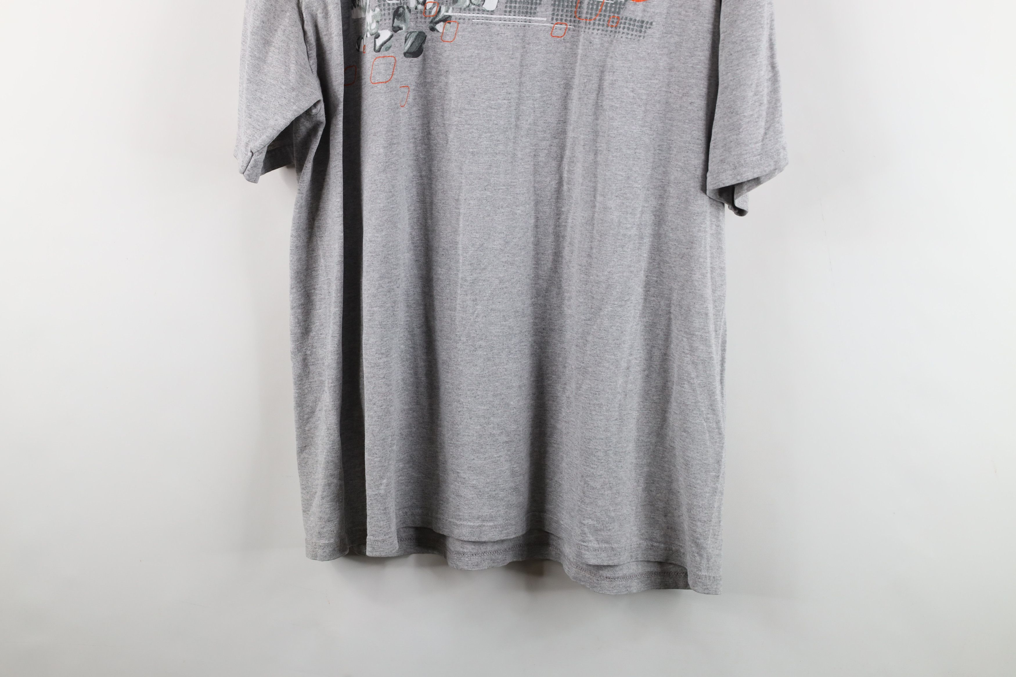 Nike × Vintage Vintage Nike Swim Travis Scott Mini Swoosh T-Shirt Gray Size US XXL / EU 58 / 5 - 14 Thumbnail