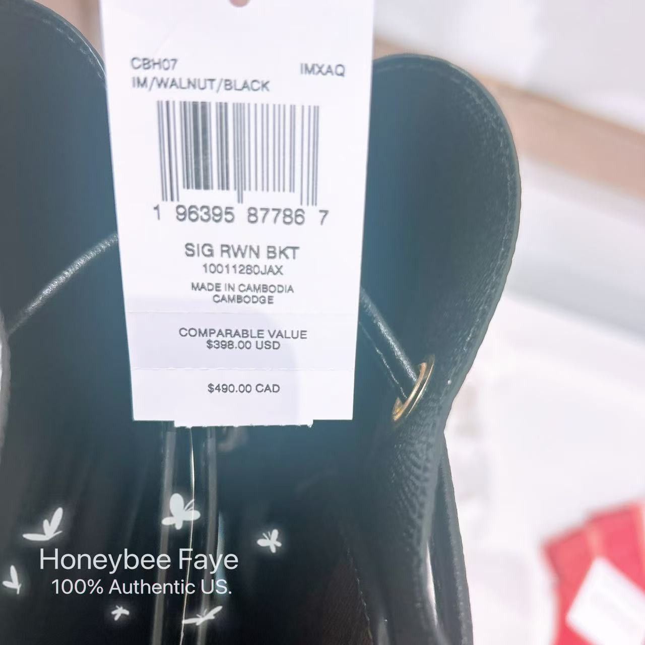 Coach NWT Coach Rowan Bucket Bag In Signature Canvas CBH07 Size ONE SIZE - 4 Thumbnail