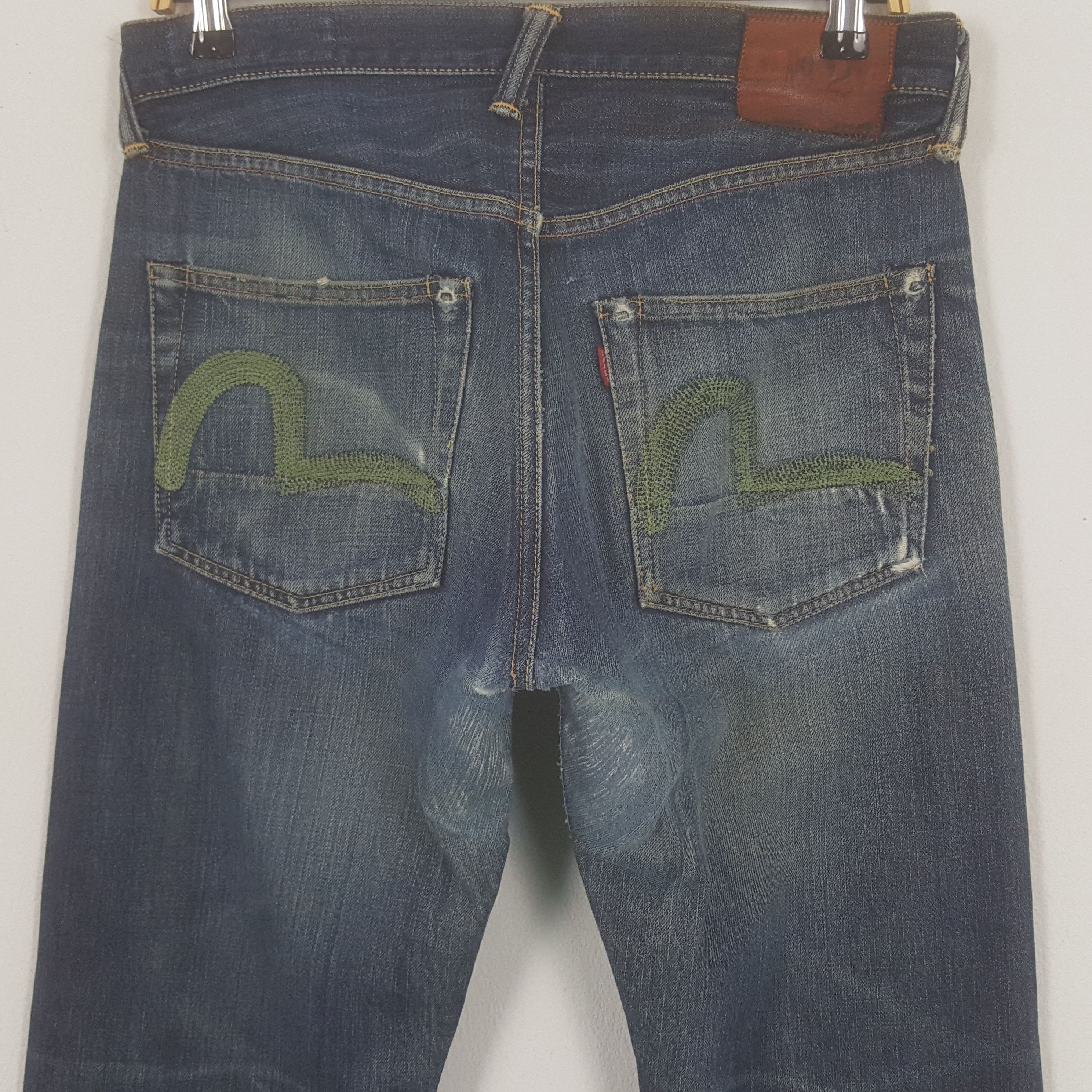 Evisu × Japanese Brand × Vintage Vintage Evisu Japanese Brand Daicock Custom Art Denim Jeans Size US 30 / EU 46 - 5 Thumbnail