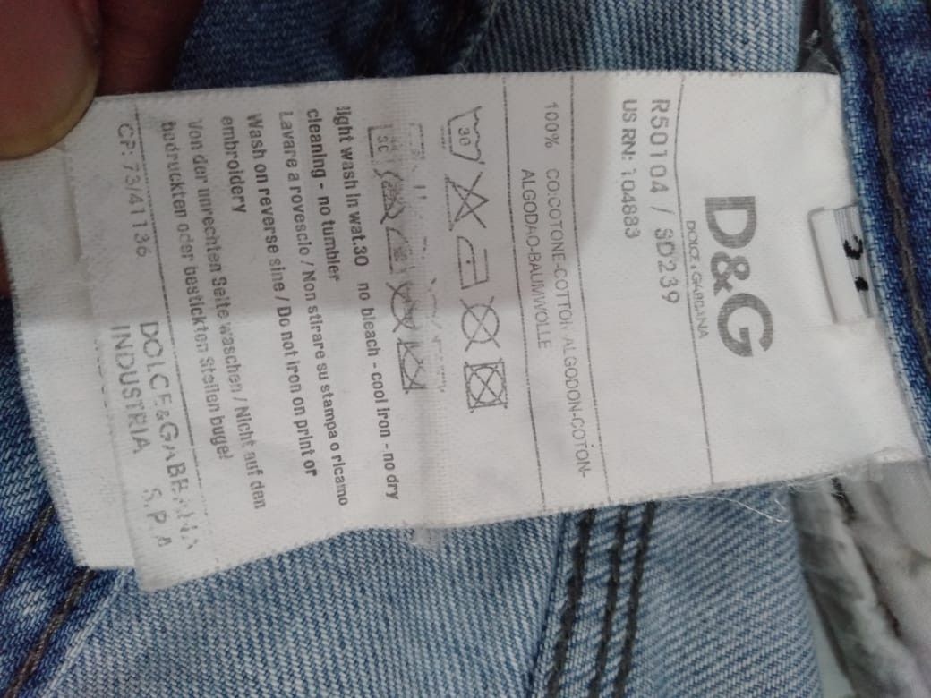 Dolce & Gabbana 00’s Dolce&Gabbana Y2K Vintage Jeans Size US 34 / EU 50 - 12 Thumbnail